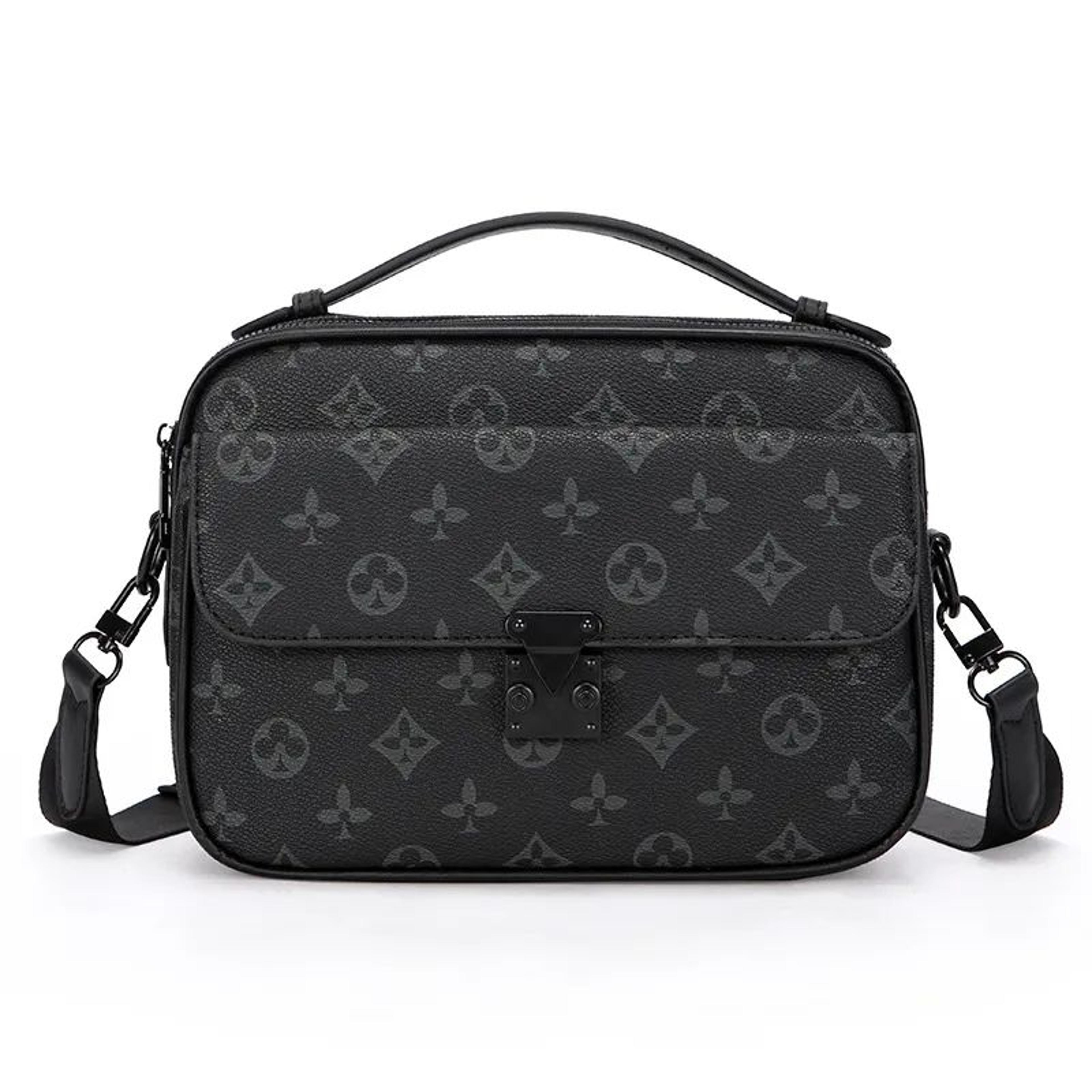 Men Business Messenger Bag With Adjustable Shoulder Strap For Work And Travel 2