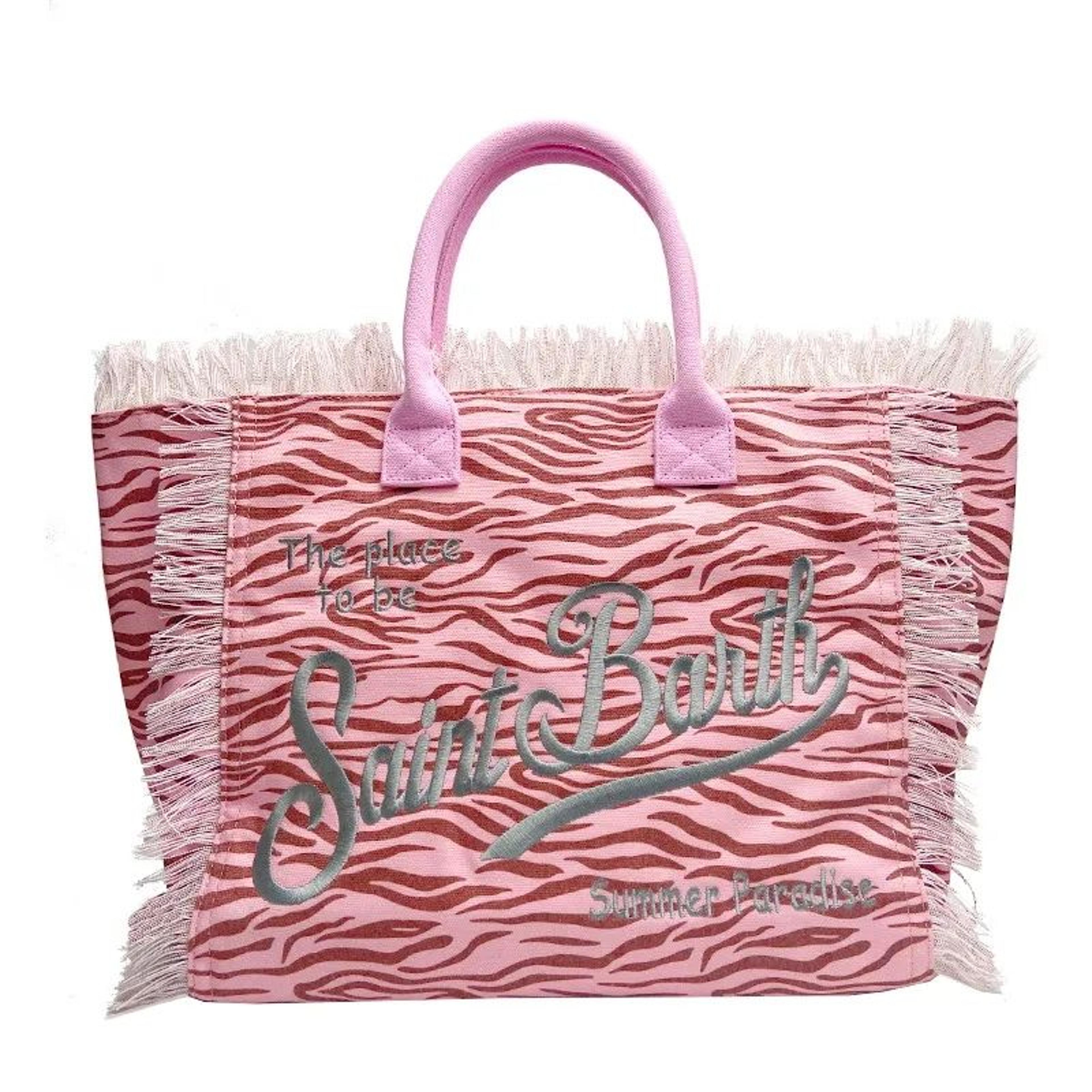 Large Canvas Denim Tote Bag With Tassel Accent For Beach And Travel 2