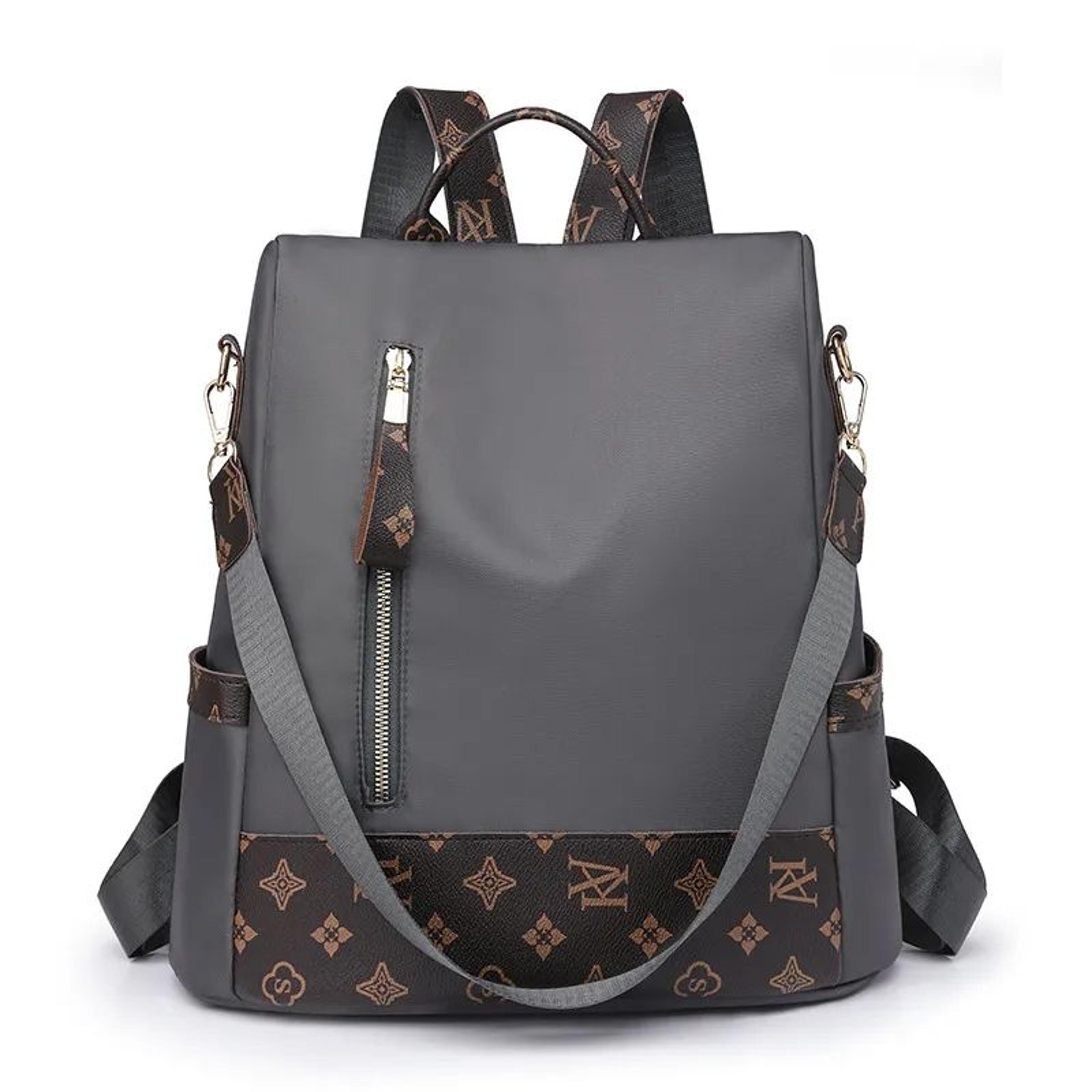 women's pu leather travel backpack lightweight fashion casual bag