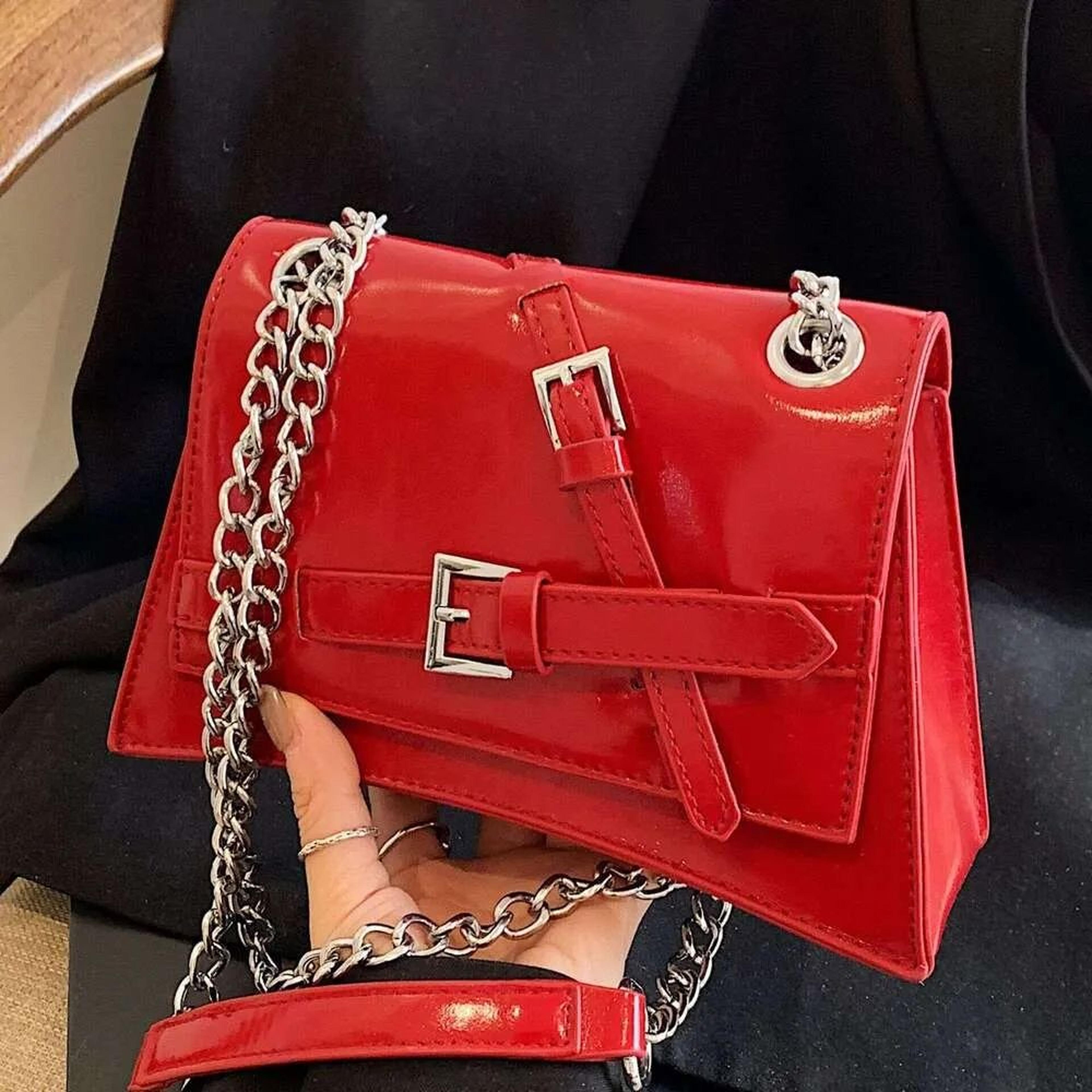 women small square crossbody bag with adjustable shoulder strap