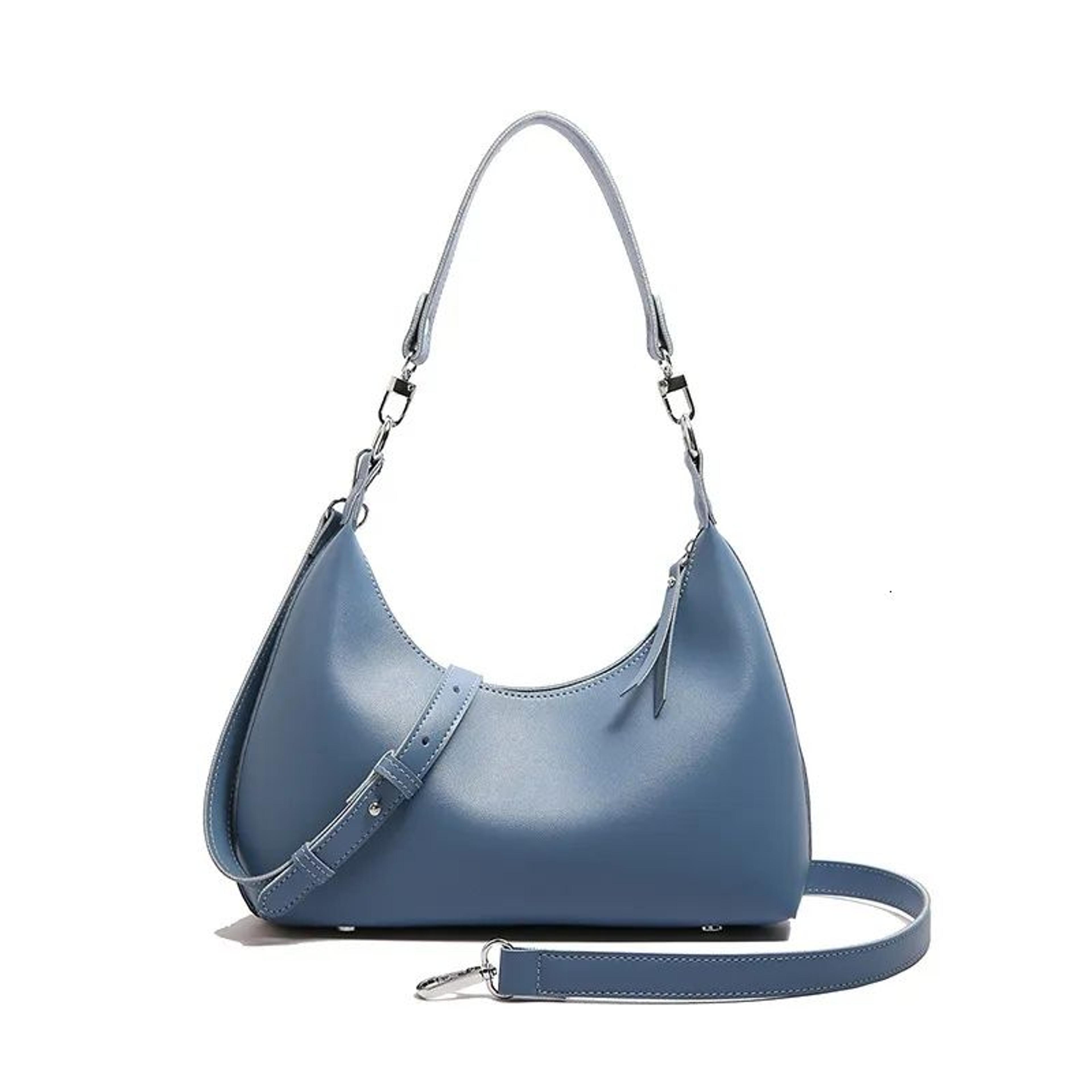 womens compact crossbody shoulder bag with single strap and underarm design