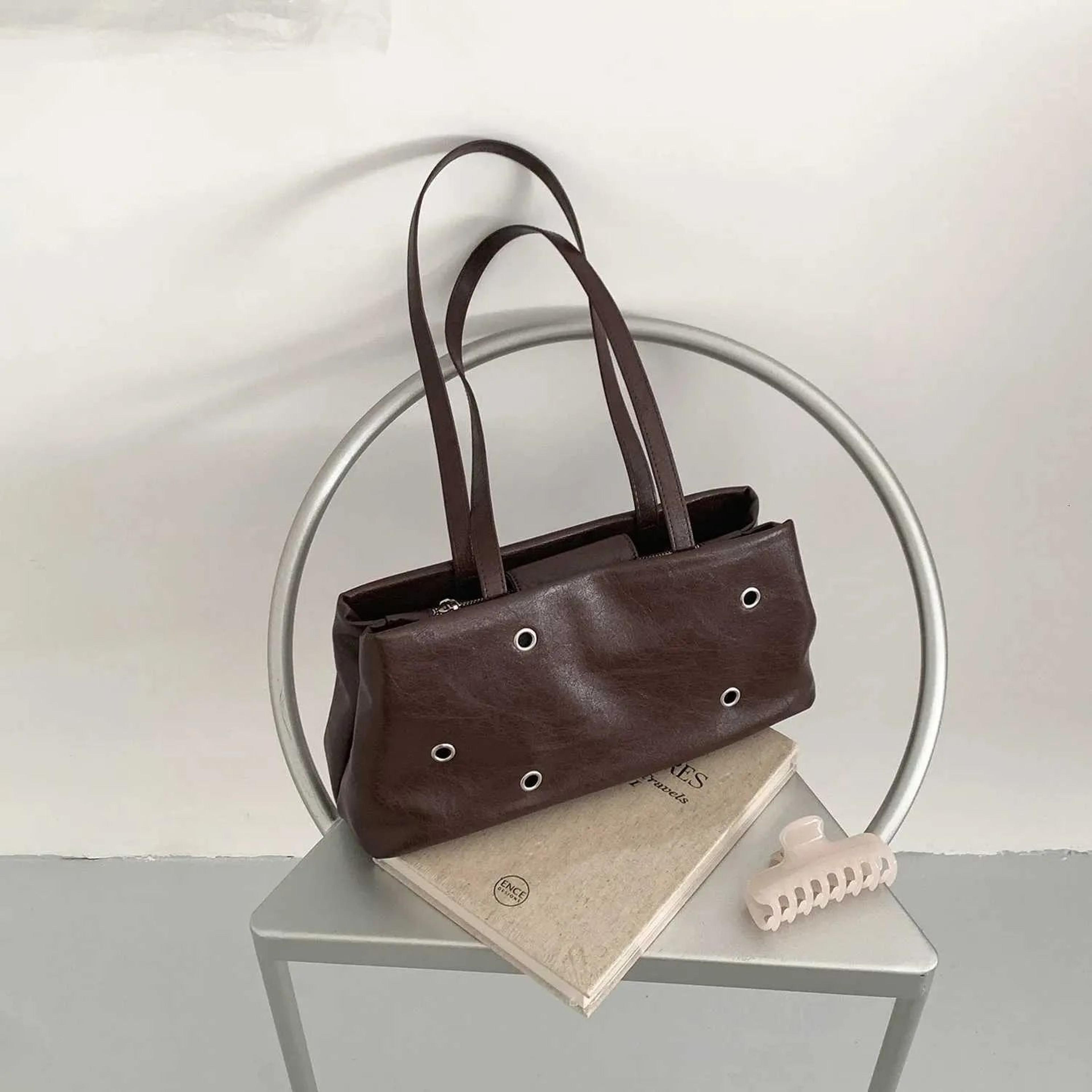 Women Large Capacity PU Leather Tote Shoulder Bag 2