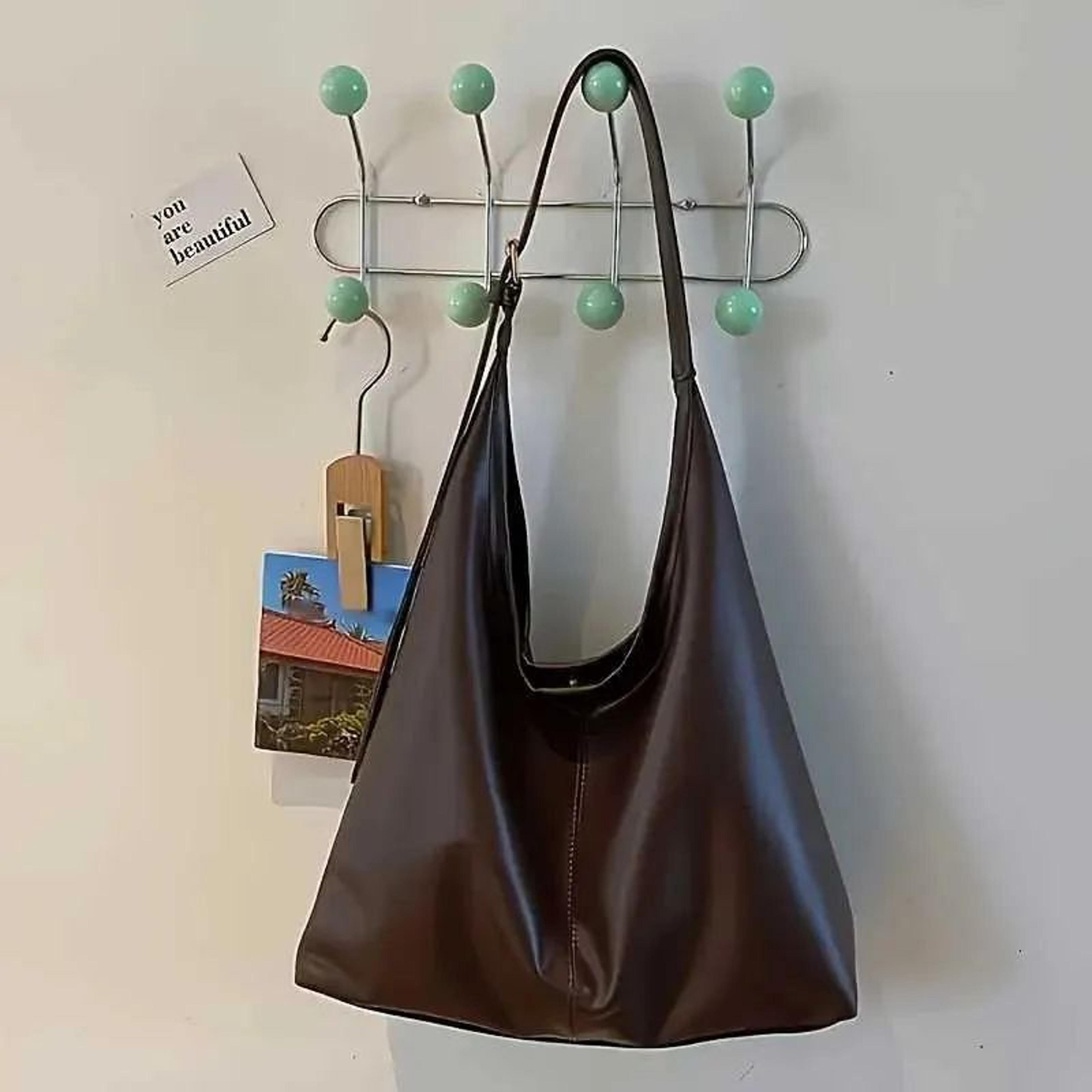Retro Womens Tote Bag Vintage Underarm Shoulder Handbag 3