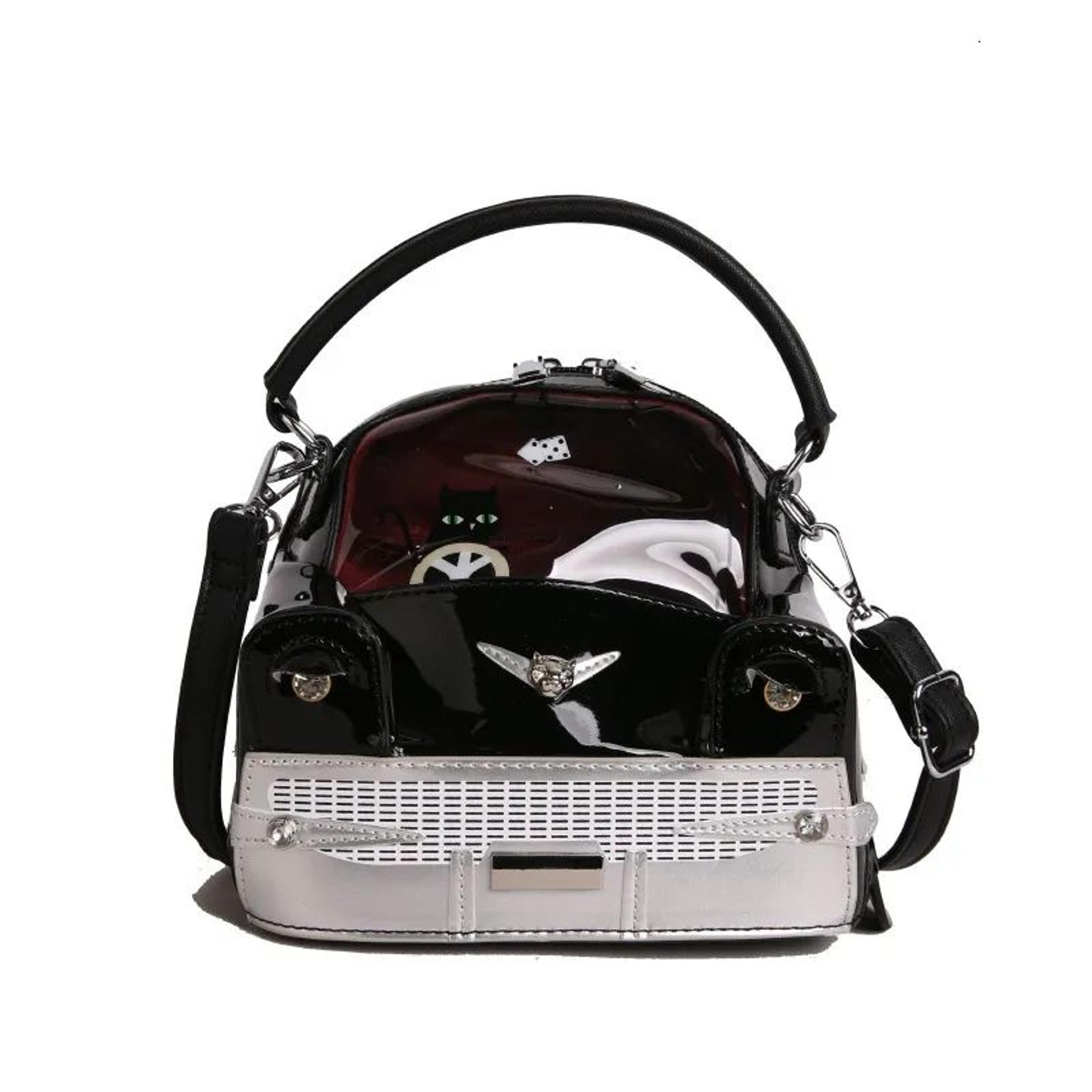 Cartoon CarShaped Handbag For Women Quirky Shoulder And Crossbody Bag 2
