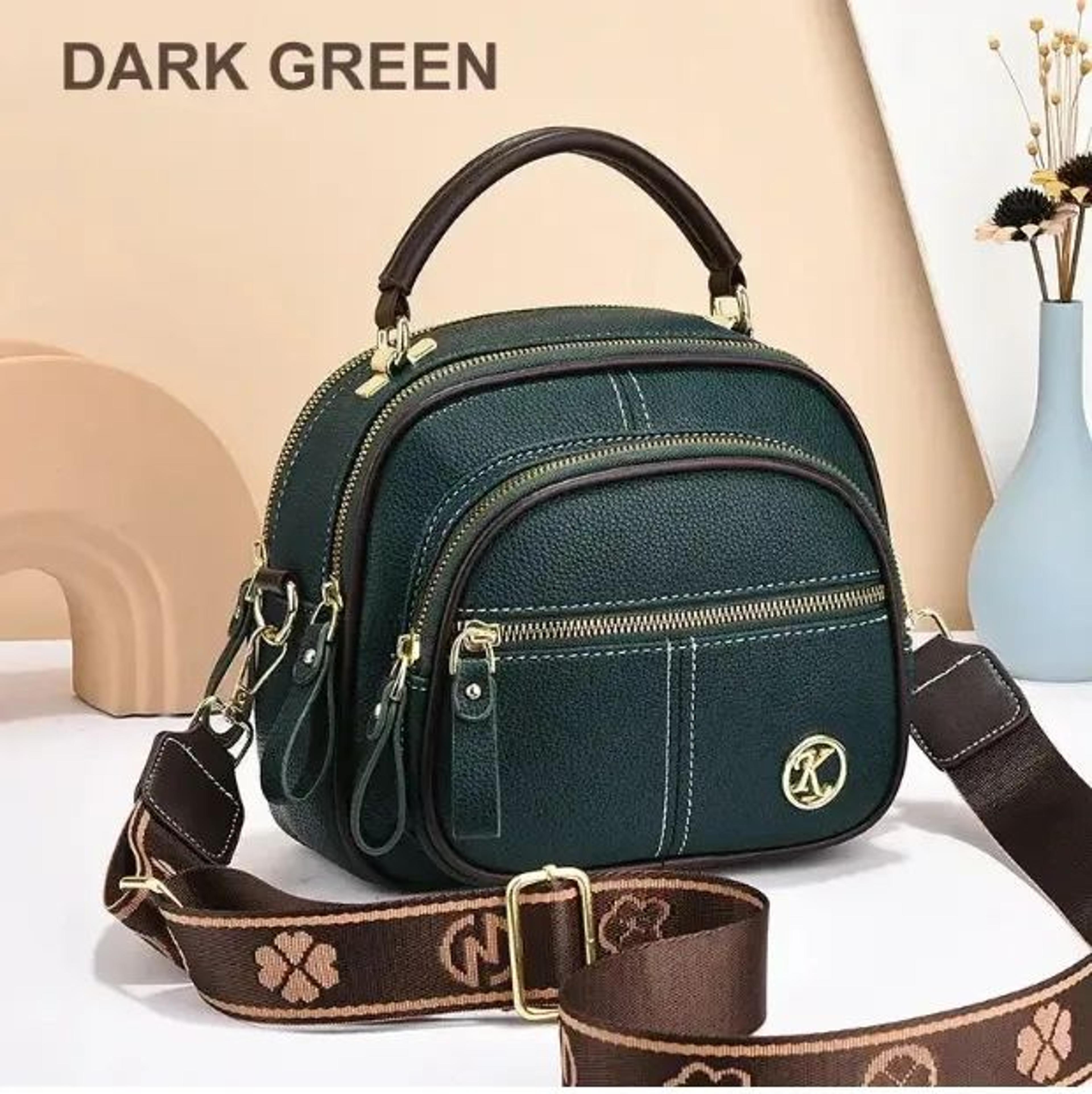 Classic PU Leather Crossbody Bag With Adjustable Wide Shoulder Strap 4