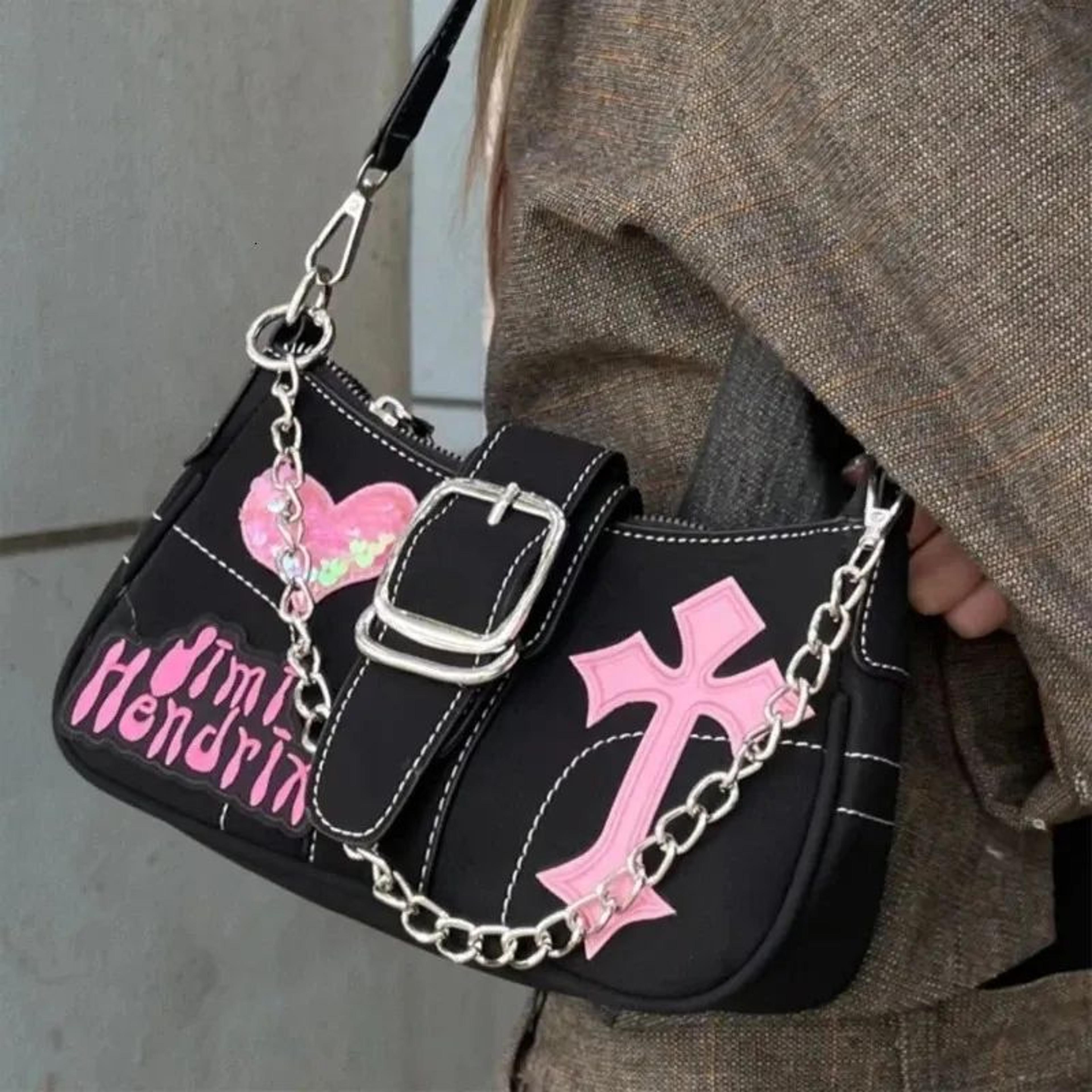 Shoulder Bag For Women With Butterfly Chain And Love Letter Design 1