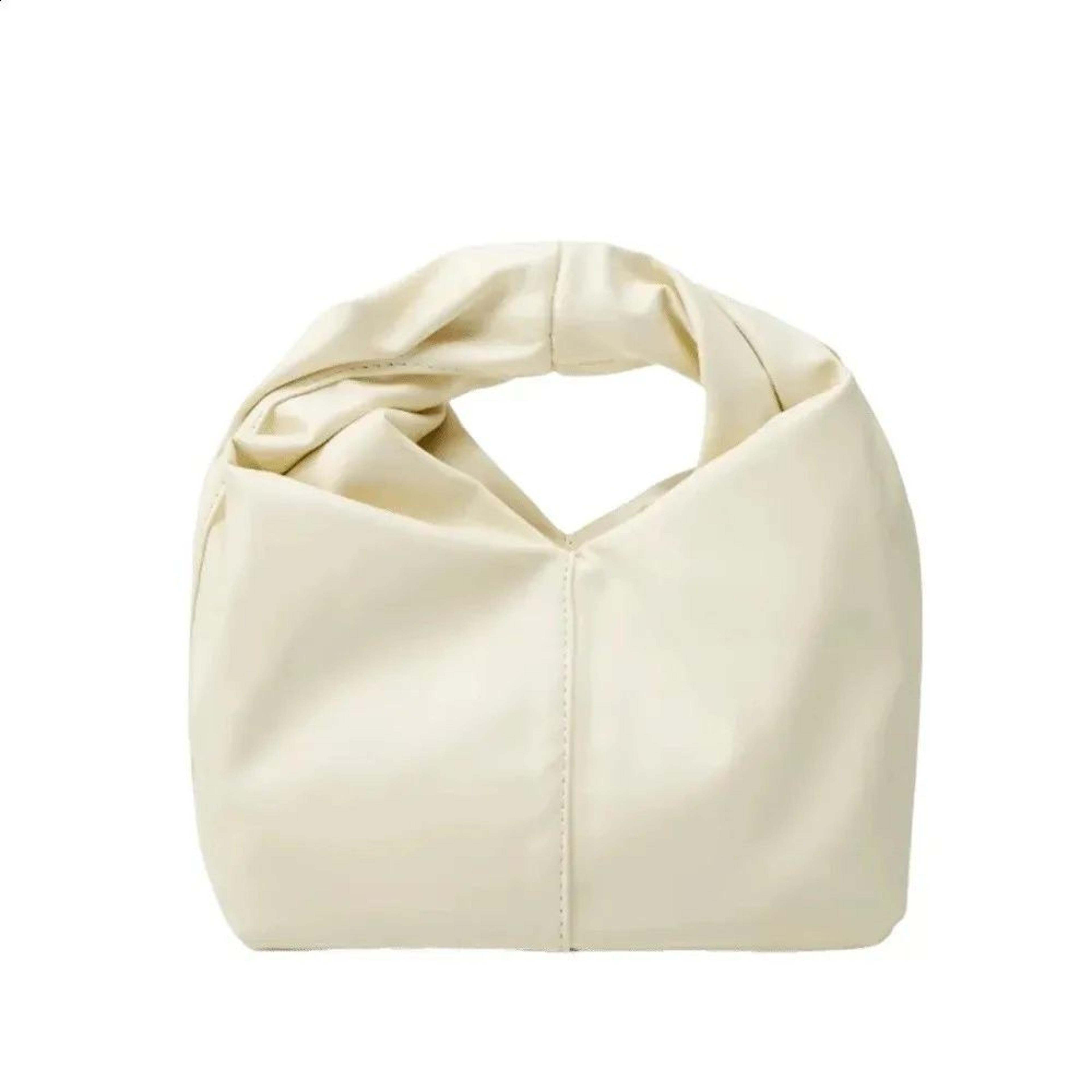Womens PU Leather Dumpling Shoulder Bag Solid Color Handbag 3
