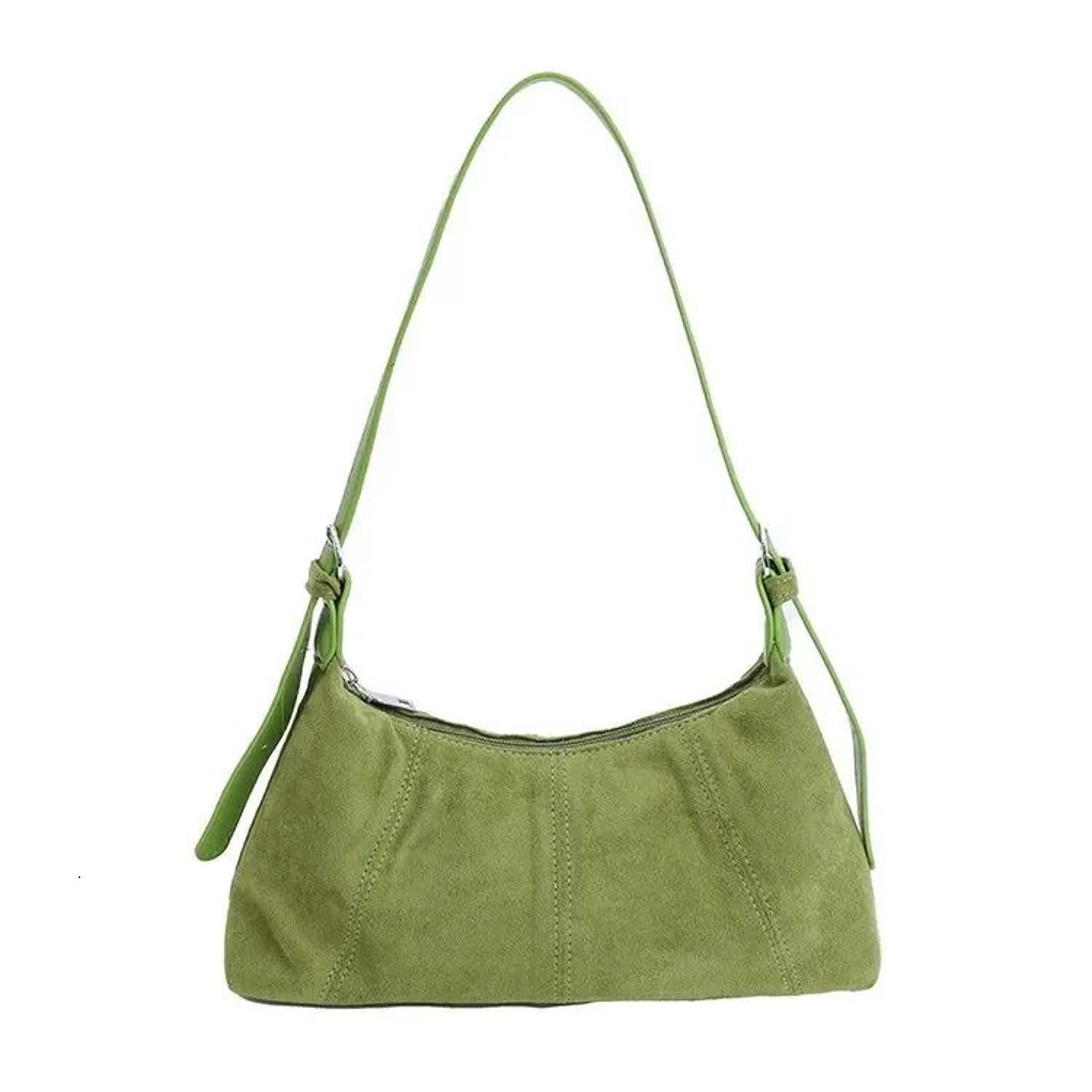 Womens Suede Shoulder Bag With Adjustable Removable Straps 3
