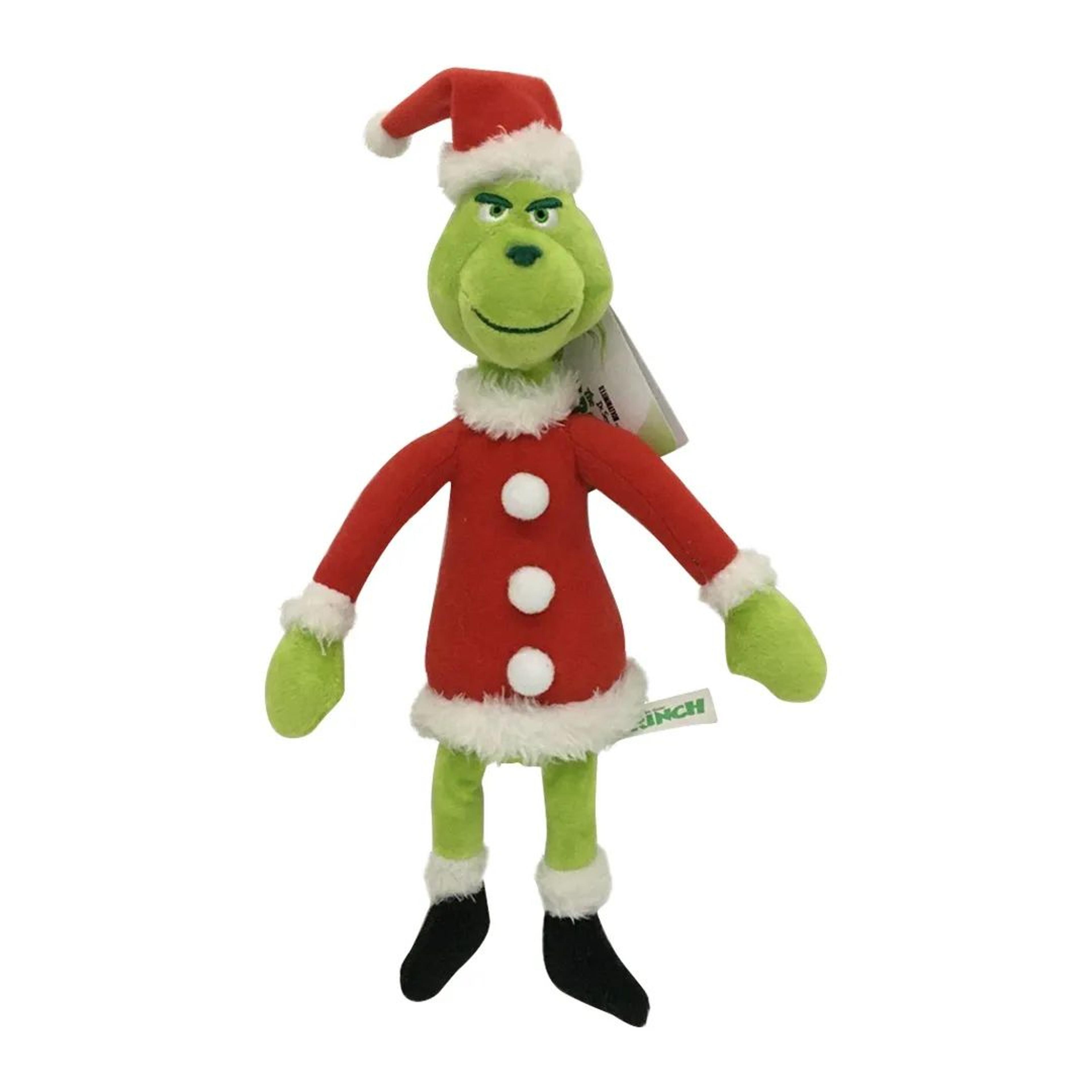christmas grinch and max dog plush toy soft stuffed holiday decoration for kids