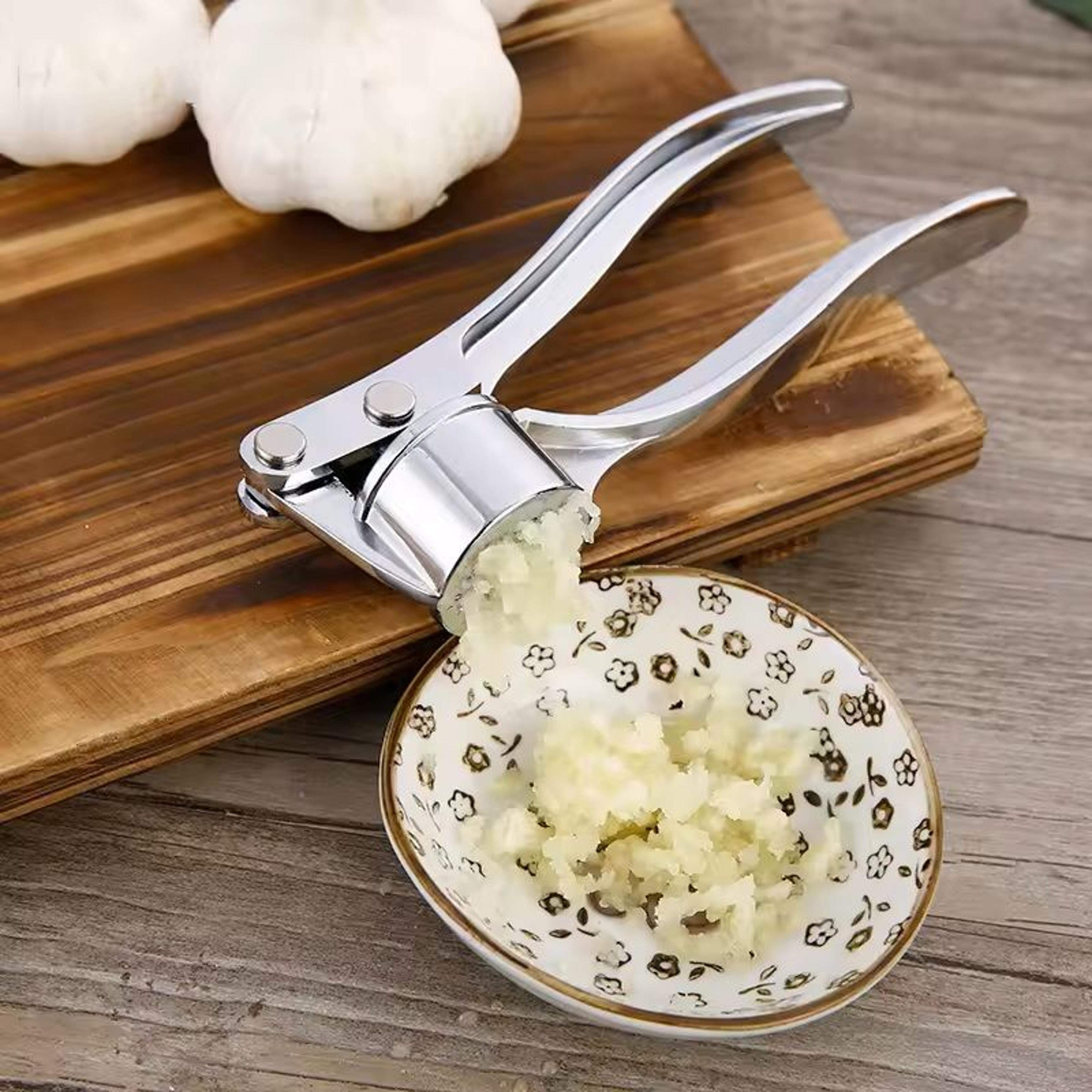 Stainless Steel Garlic Press  Crusher Manual Squeezer 0