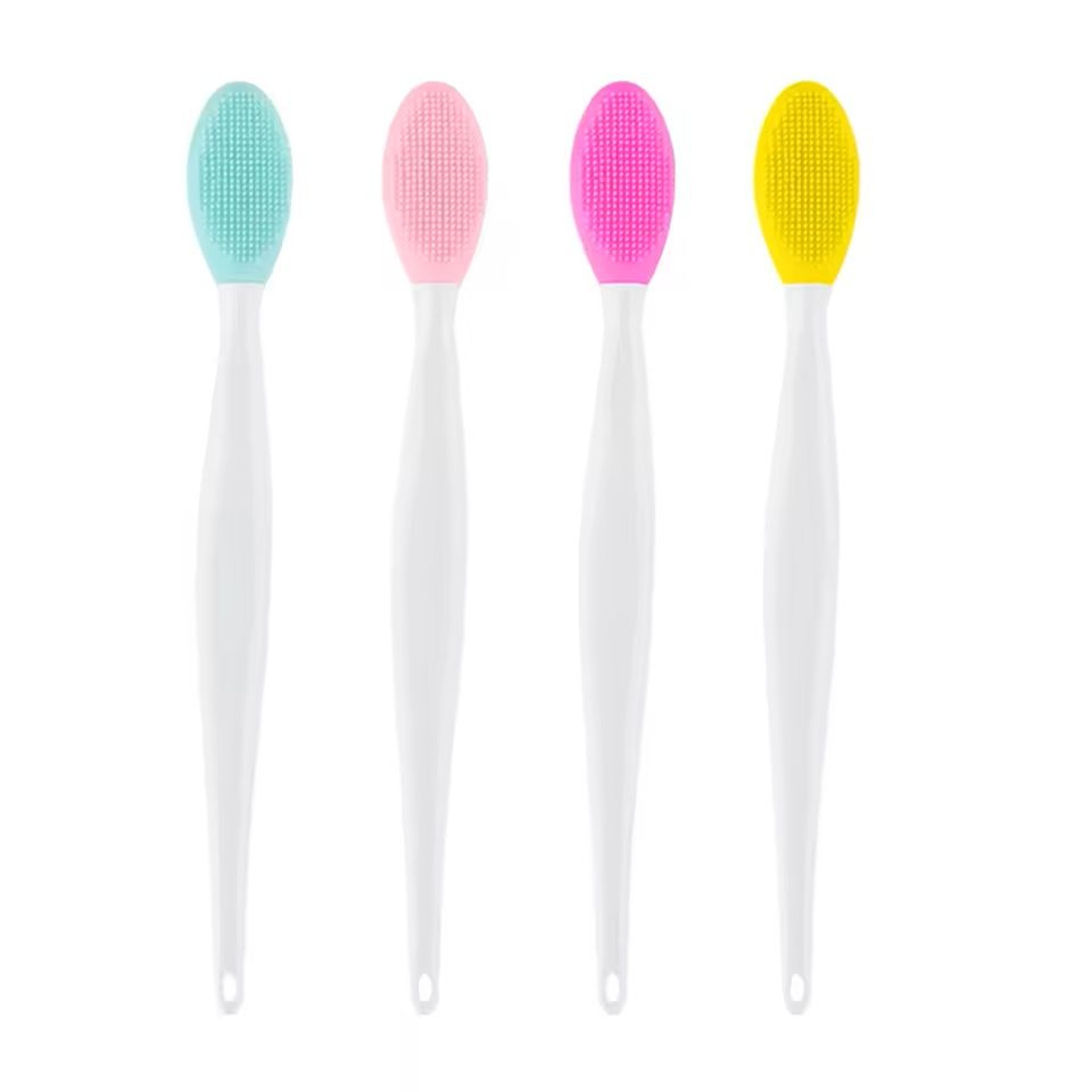 Silicone Facial Exfoliating Brush With Replacement Head For Deep Pore  Blackhead Cleaning 17