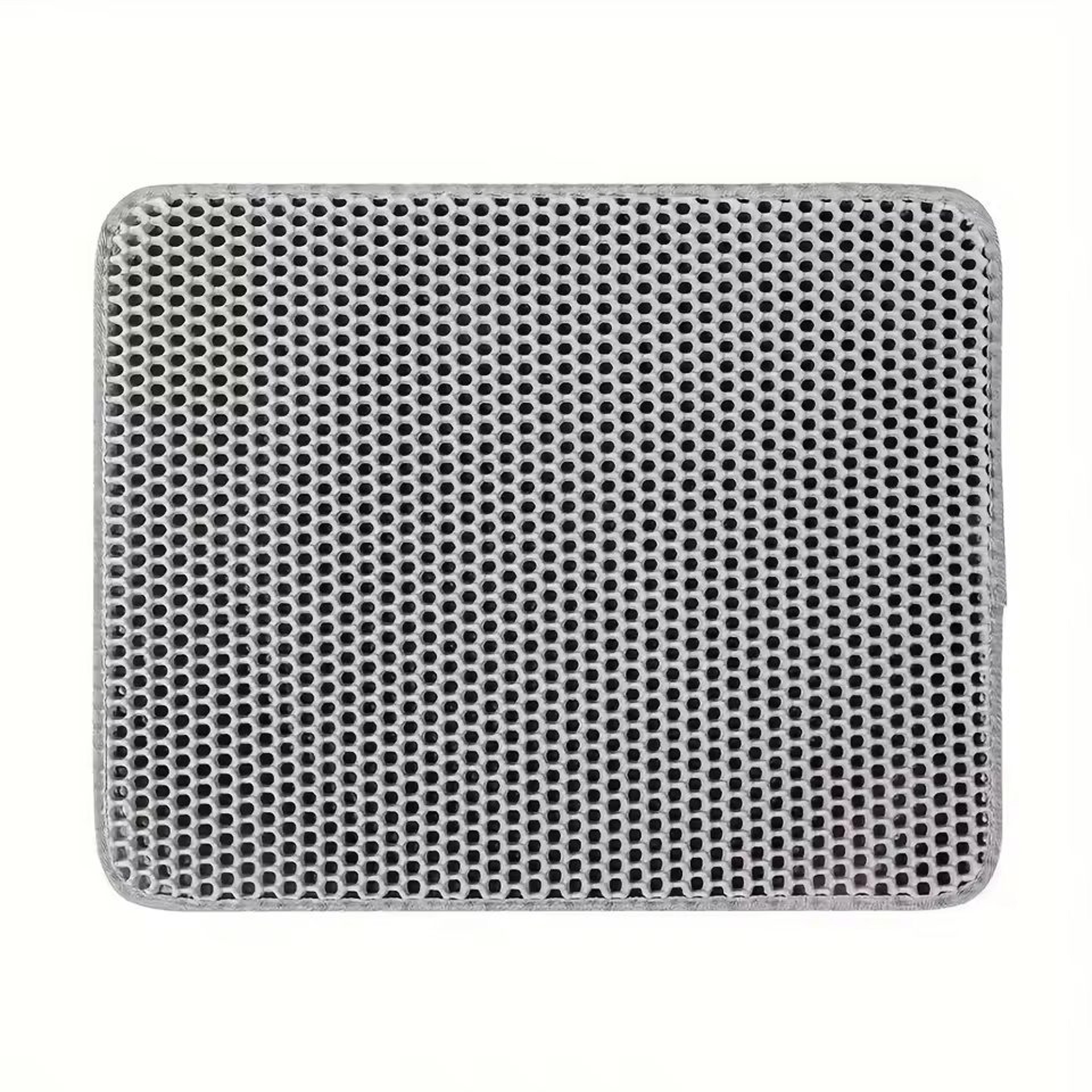 Large Honeycomb DoubleLayer Cat Litter Mat  Waterproof  Easy Clean 9