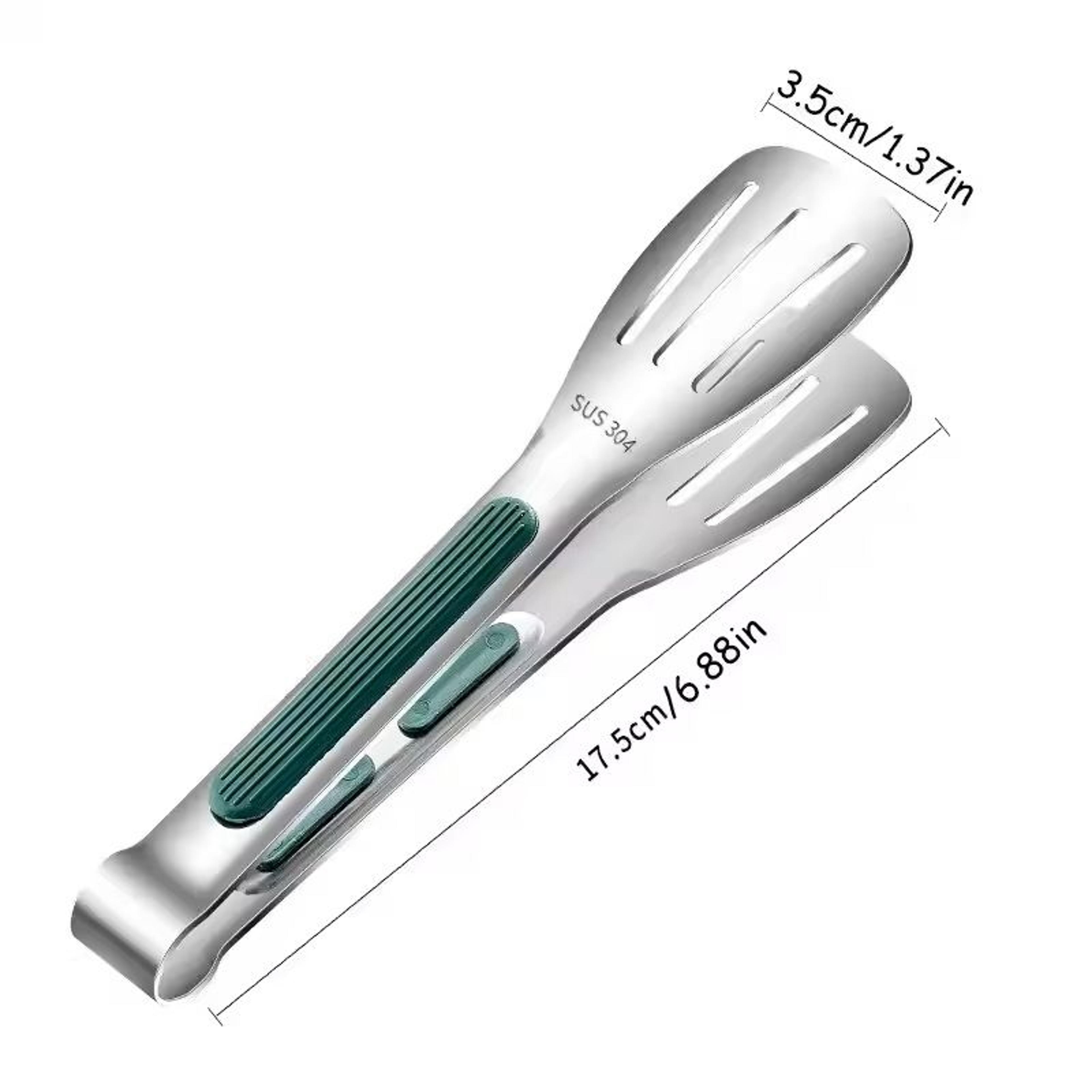 GripPro NonSlip Stainless Steel Food  Barbecue Tongs  MultiPurpose Kitchen Clip 4