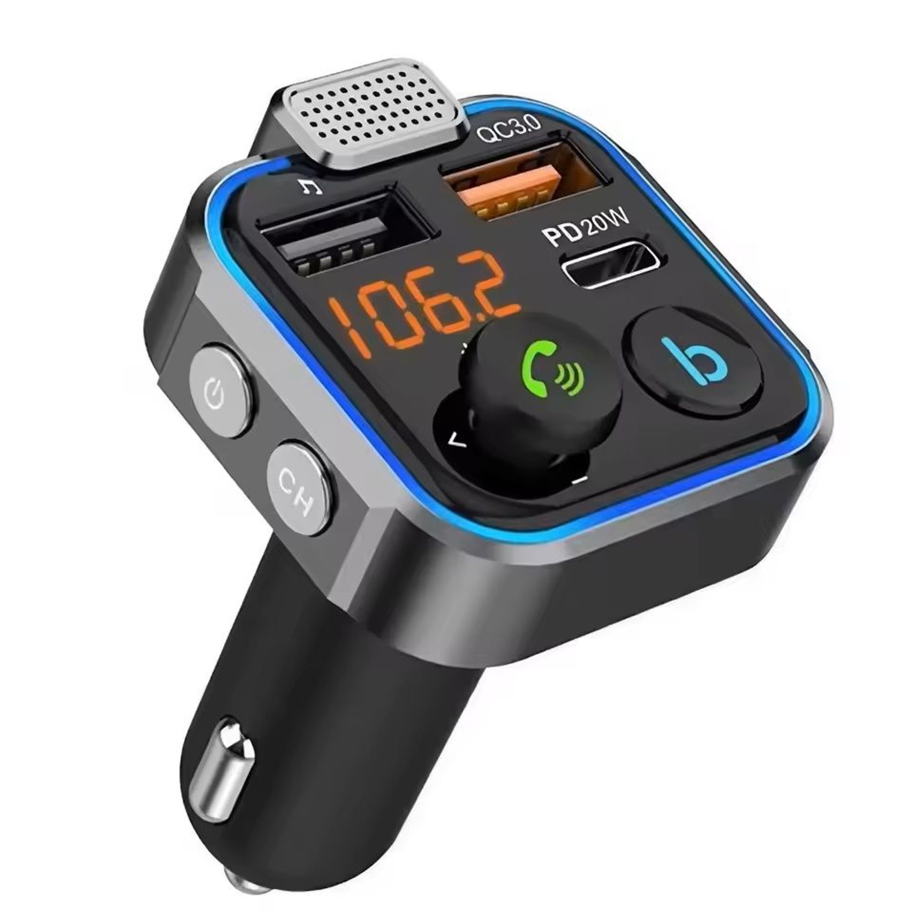 Dual USB Car Charger With LCD Voltmeter 31A For 12V 24V Vehicles 7