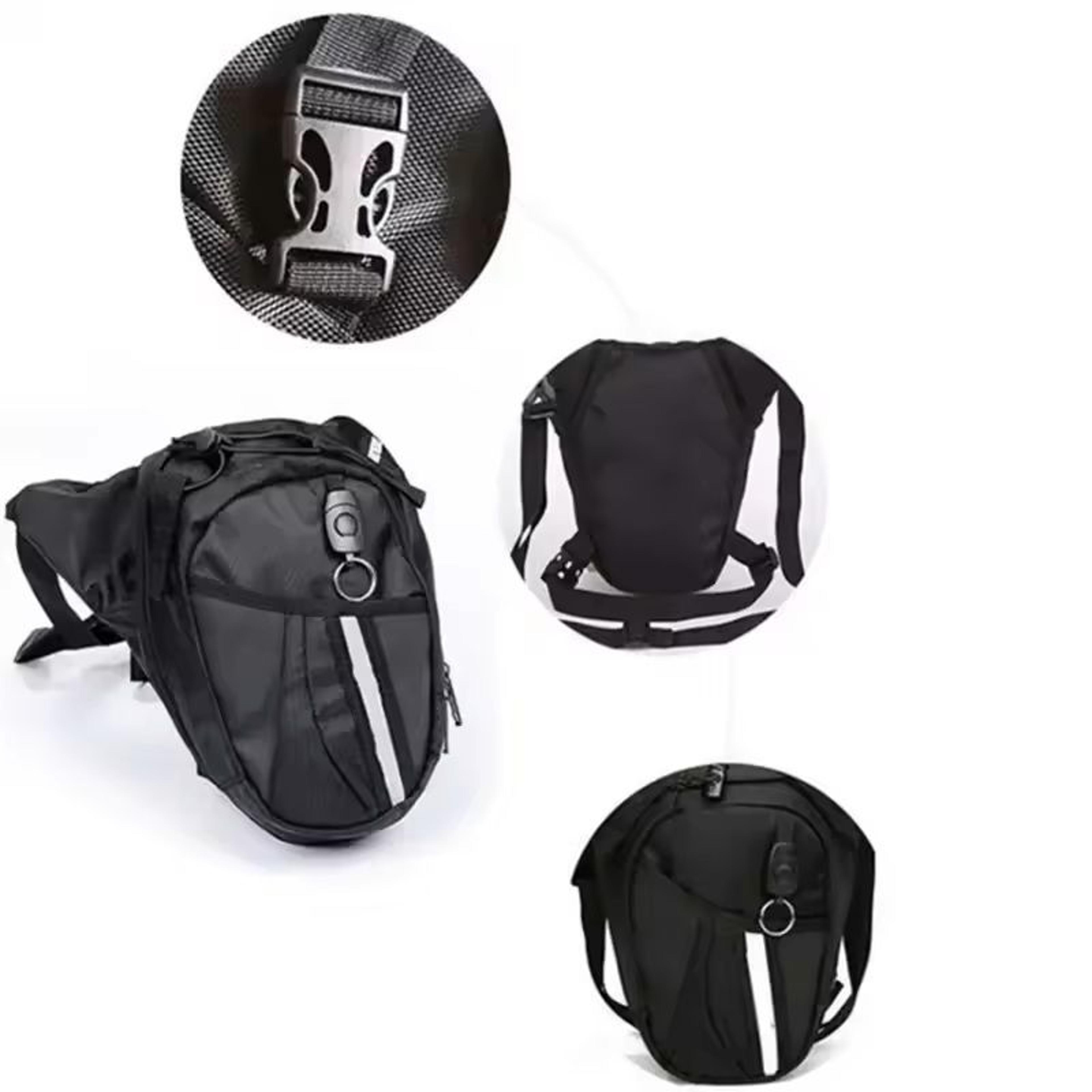 Waterproof Motorcycle Leg Bag With Adjustable Waist And Thigh Straps 4