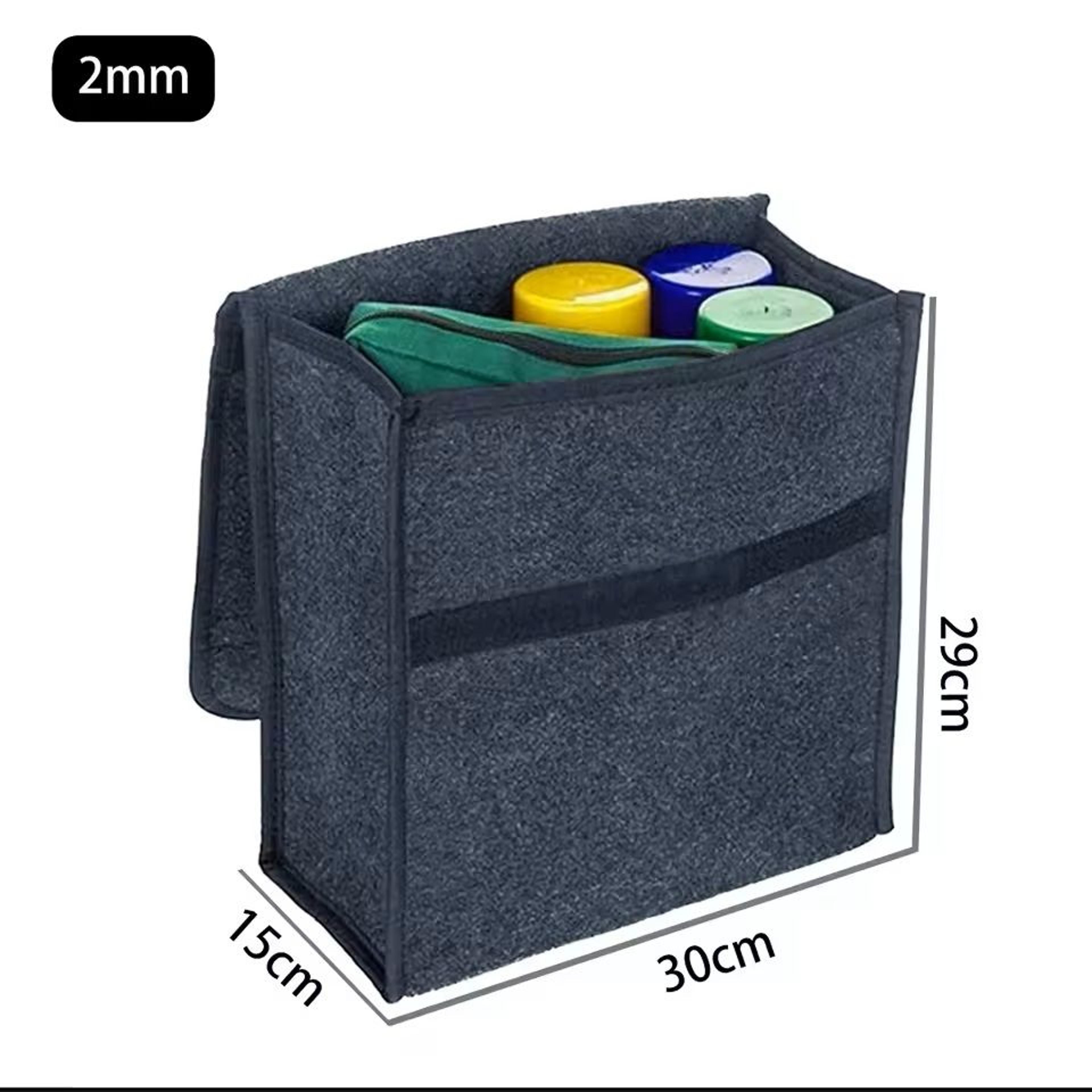 Thickened Soft Felt Storage Box  Car Trunk  Home Organizer 2