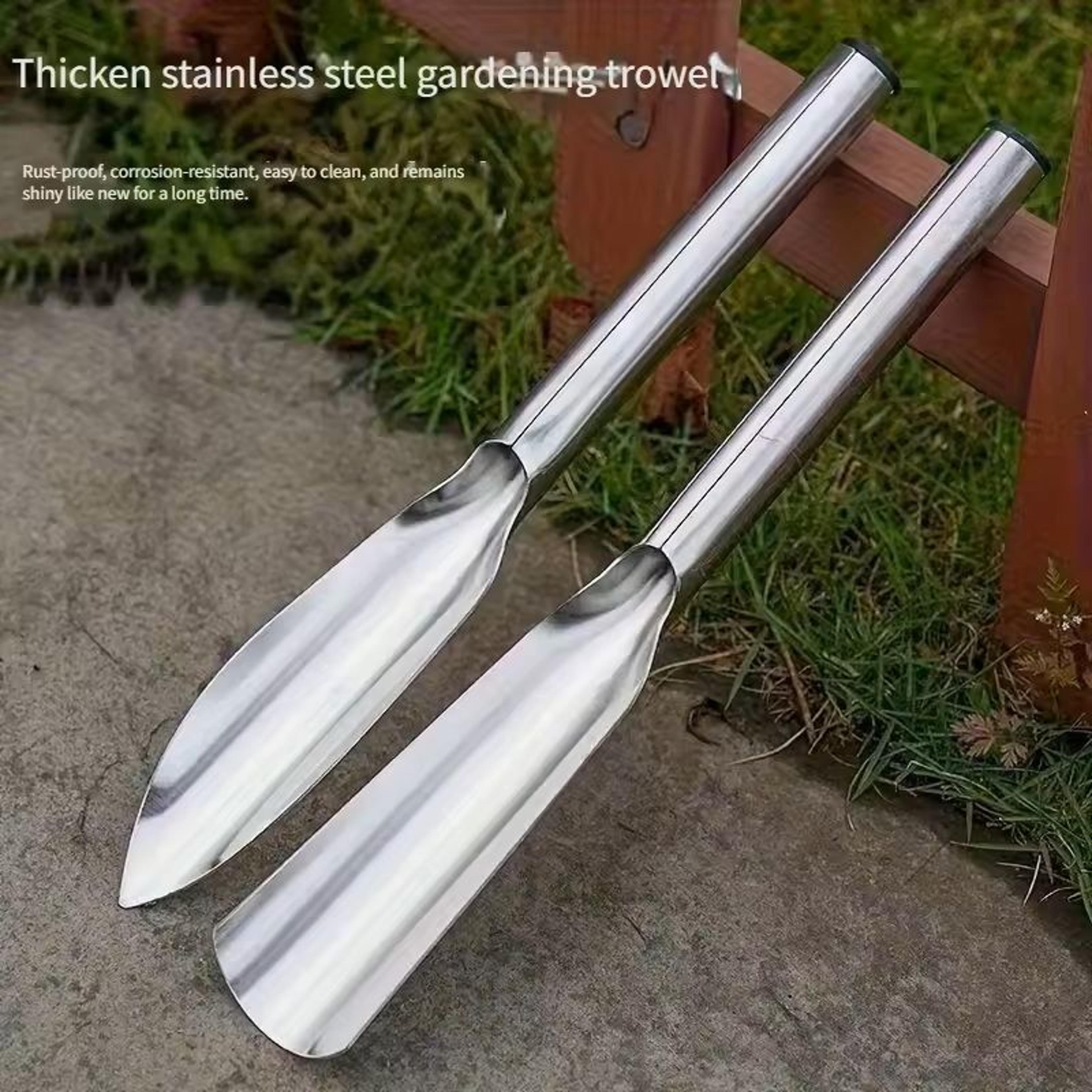Stainless Steel Garden Shovel Versatile Digging Tool For Planting Weeding Vegetable Cultivation And 1