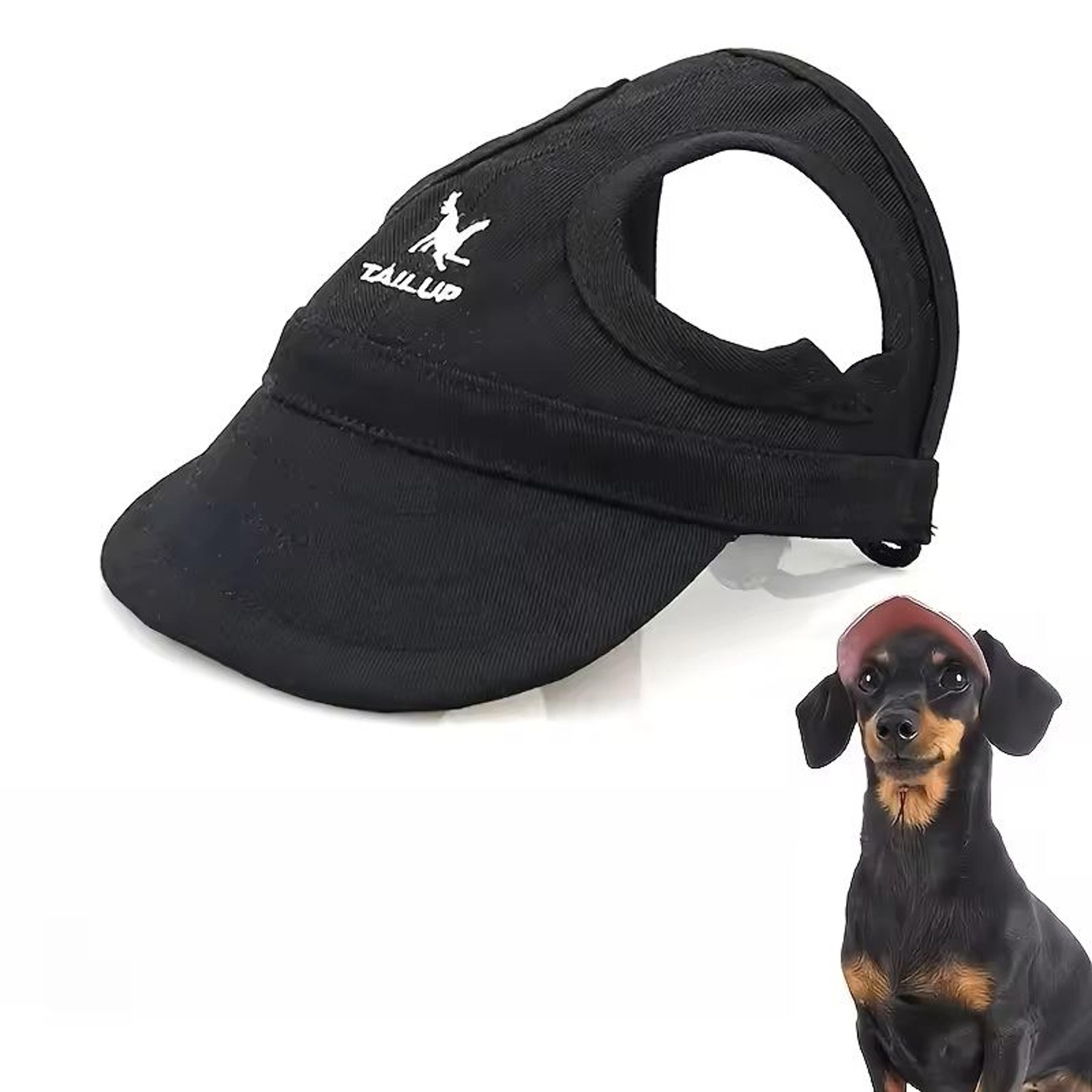 Adjustable PVC Dog Sun Hat Waterproof Pet Hat With Elastic Band For Small Medium  Large Breeds 4