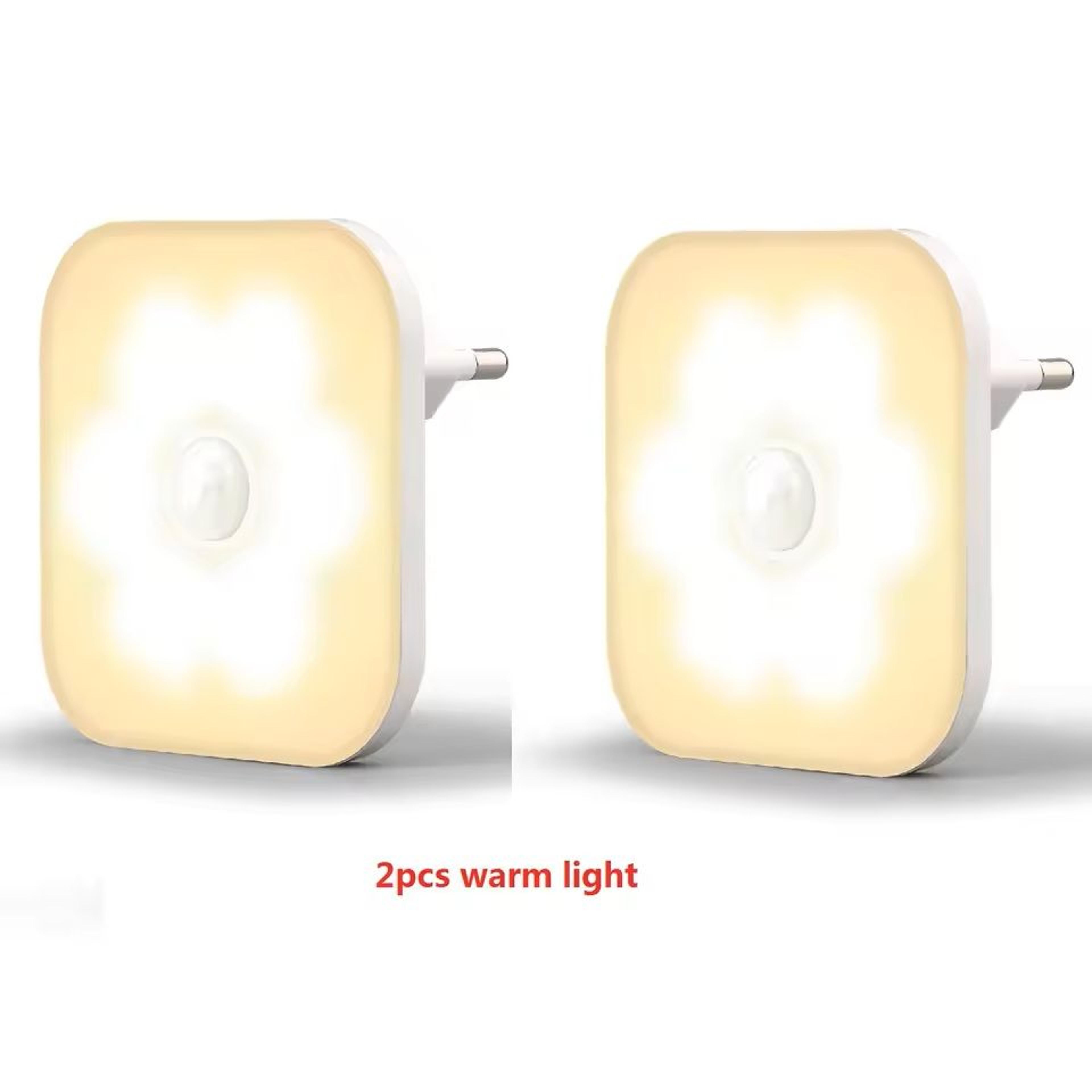 Wireless LED Motion Sensor Night Light EU Plug LED Night Lamp For Childrens Bedroom Bedside Table H 5