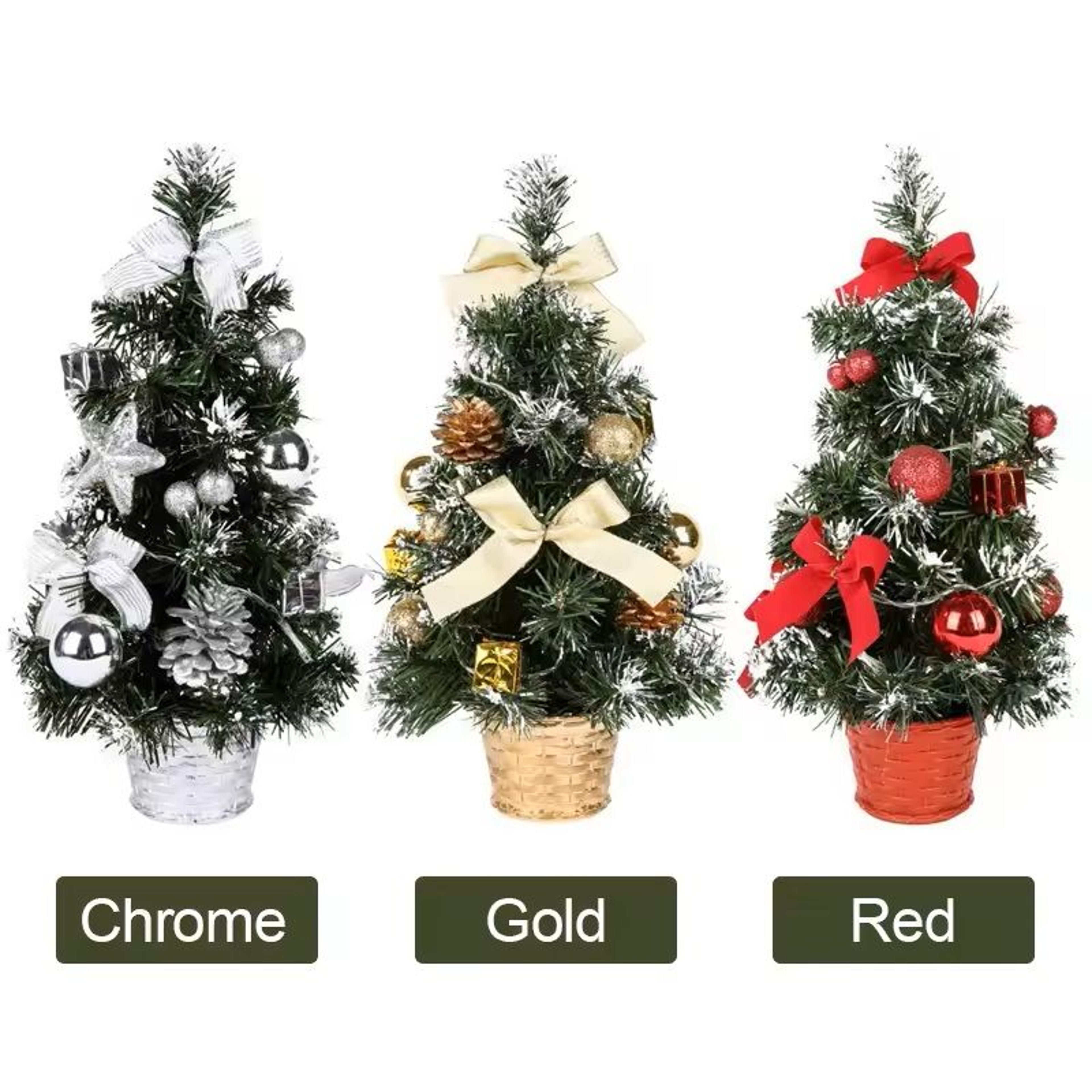 Artificial Christmas Tree 203040 Cm  DIY Home  Bedroom Party Decoration 2025 New Year Gift 19