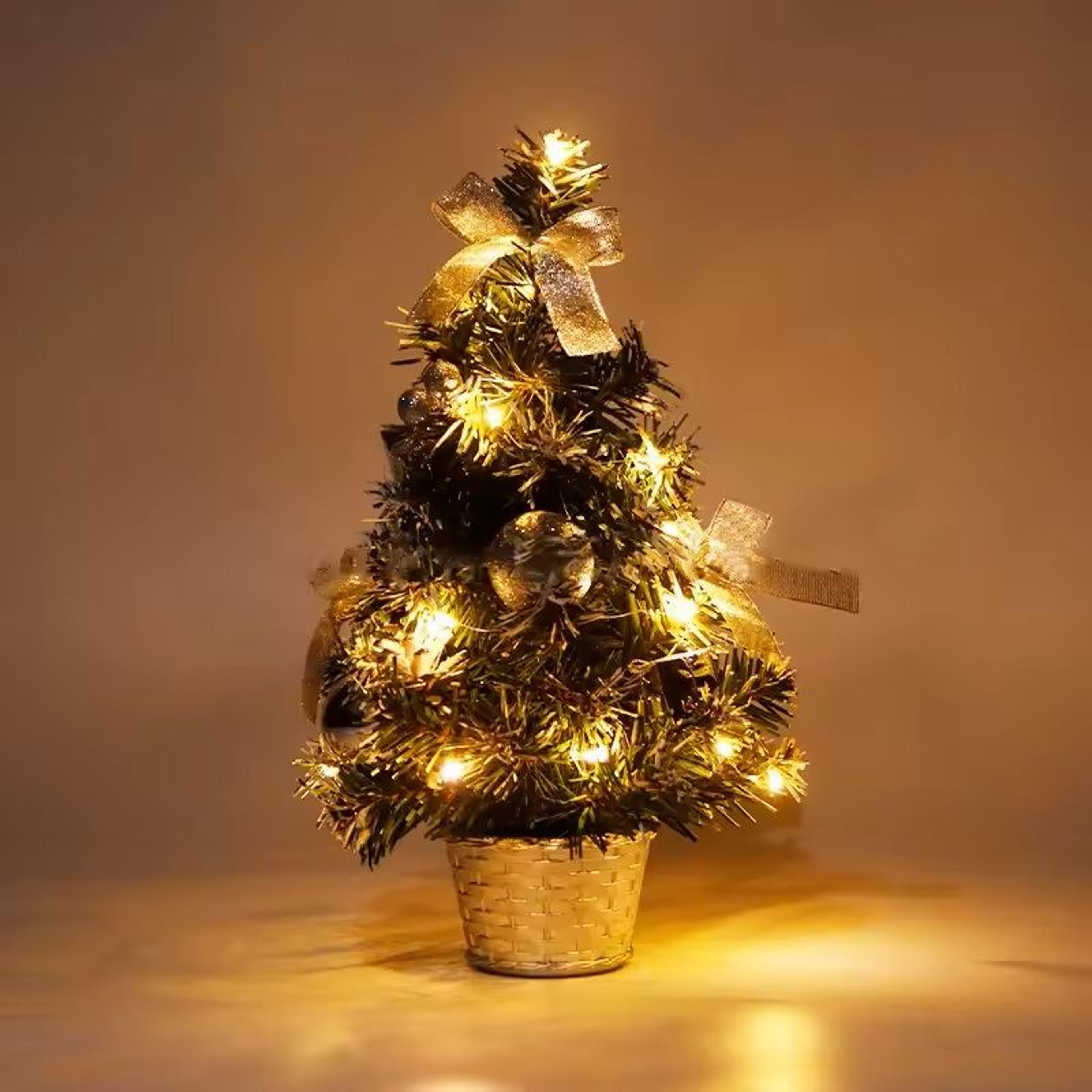 Artificial Christmas Tree 203040 Cm  DIY Home  Bedroom Party Decoration 2025 New Year Gift 11
