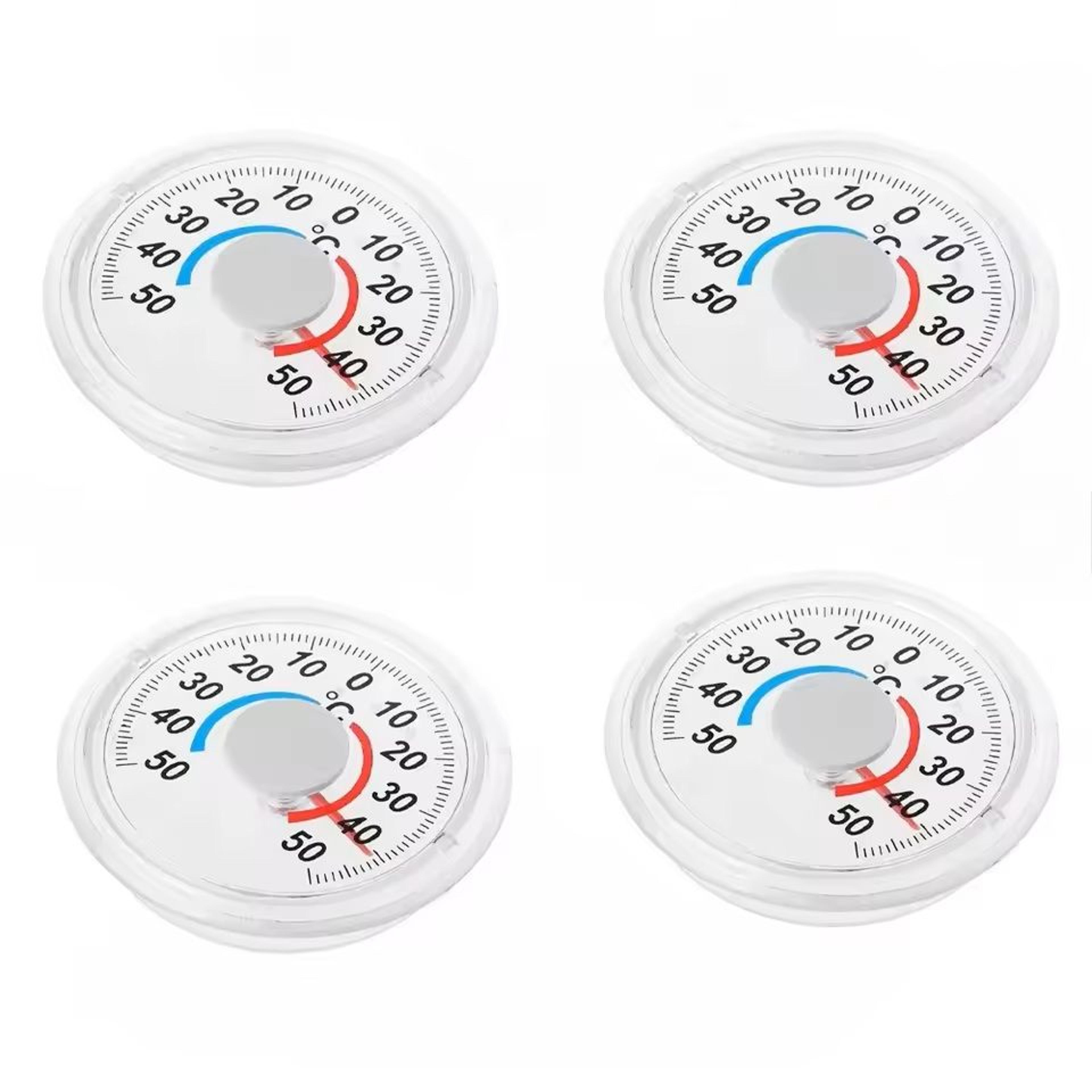 Plastic Round Door  Window Thermometer  IndoorOutdoor Temperature Gauge 7