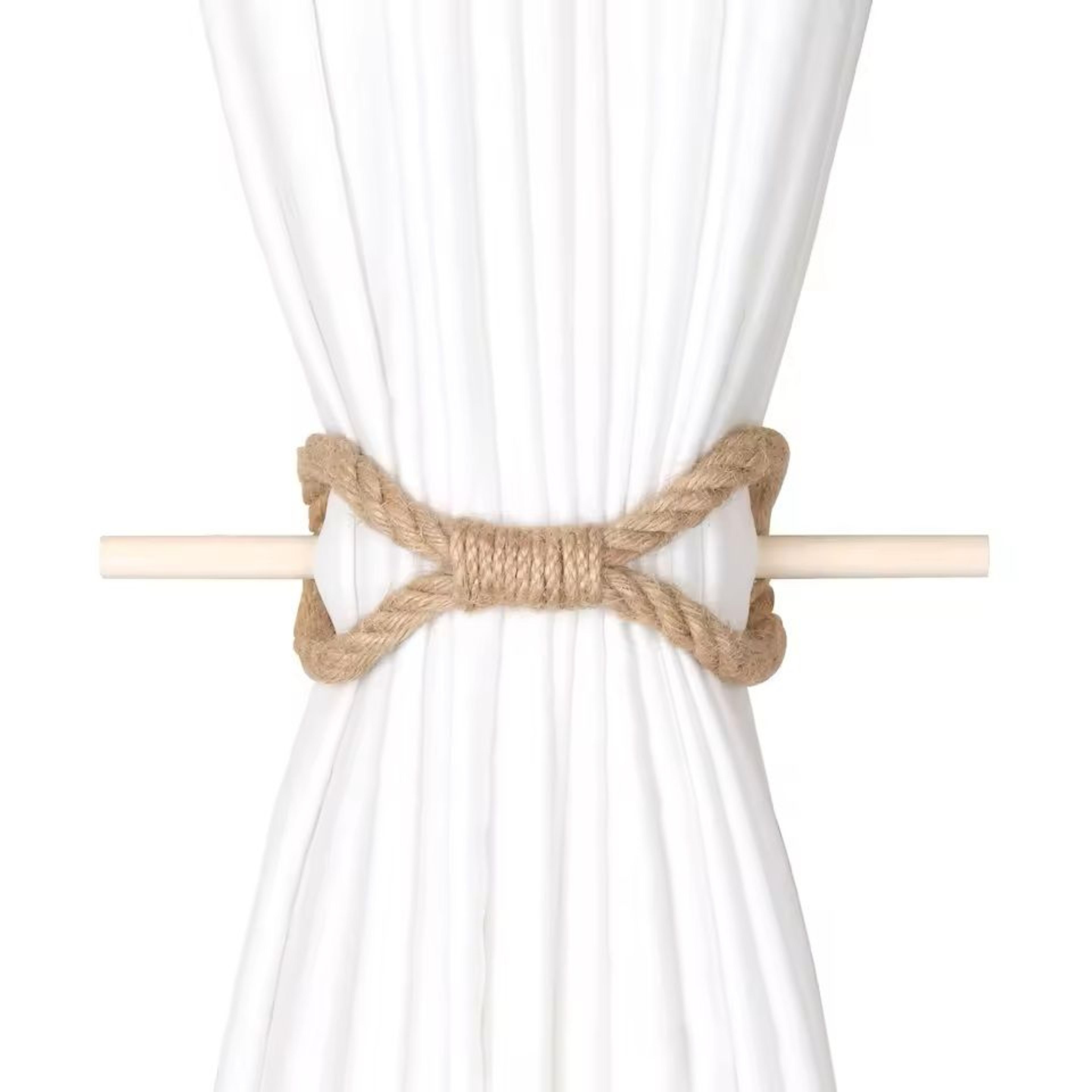 Solid Wooden Curtain Tieback  Rustic Curtain Buckle  Holdback For Home Decor 1