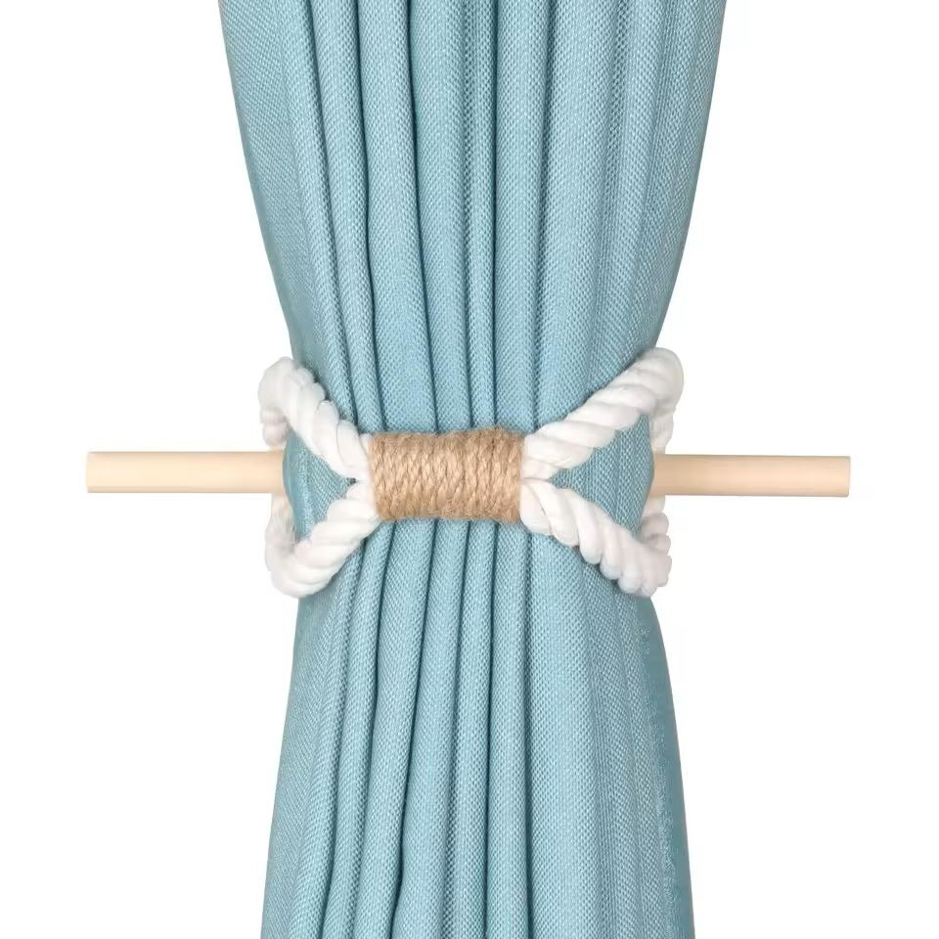 Solid Wooden Curtain Tieback  Rustic Curtain Buckle  Holdback For Home Decor 2