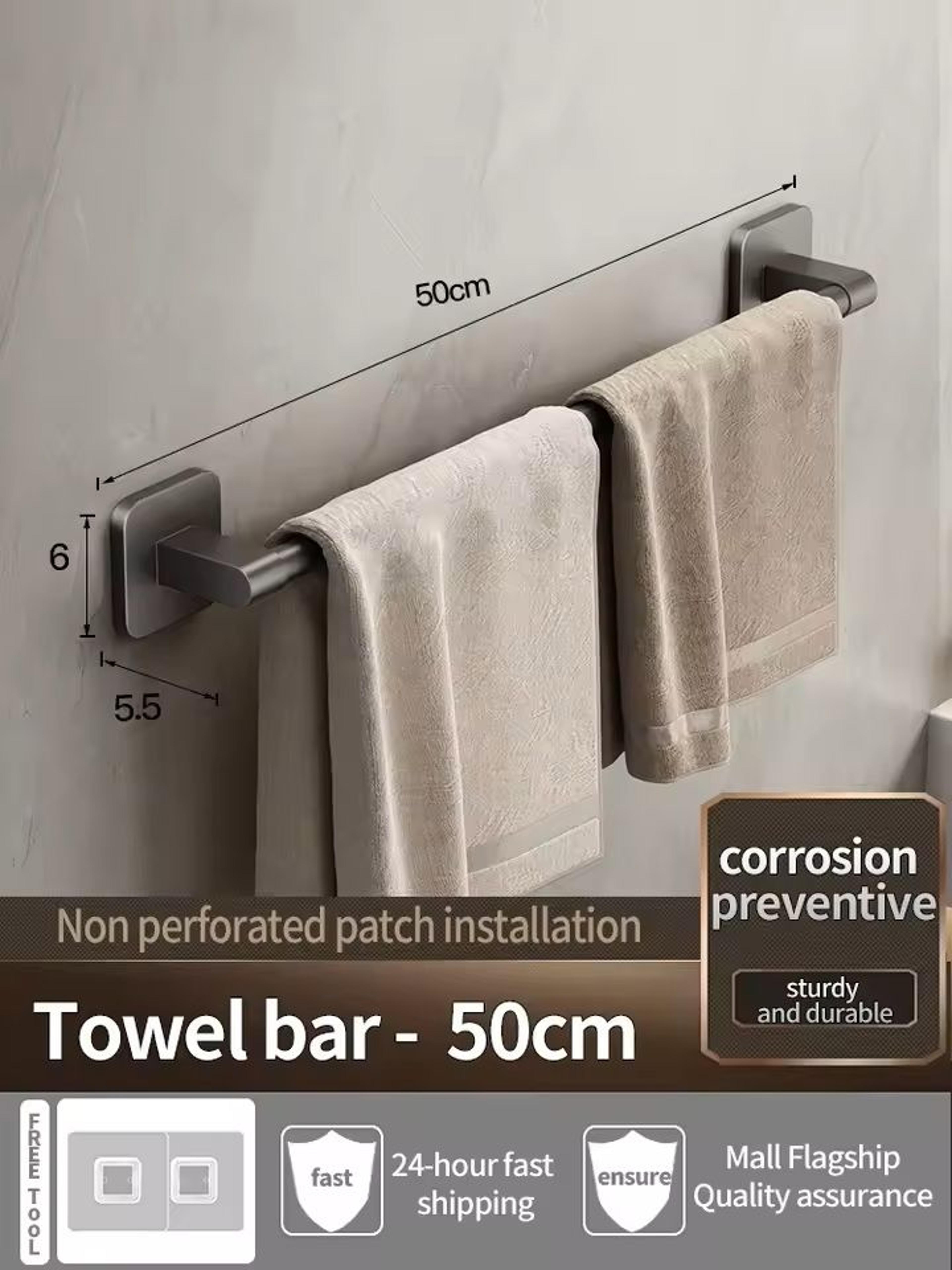 No Need To Drill Walls For Installation Bathroom Towel BarHookTowel RackKitchen Rag Rack Bathroom A 0