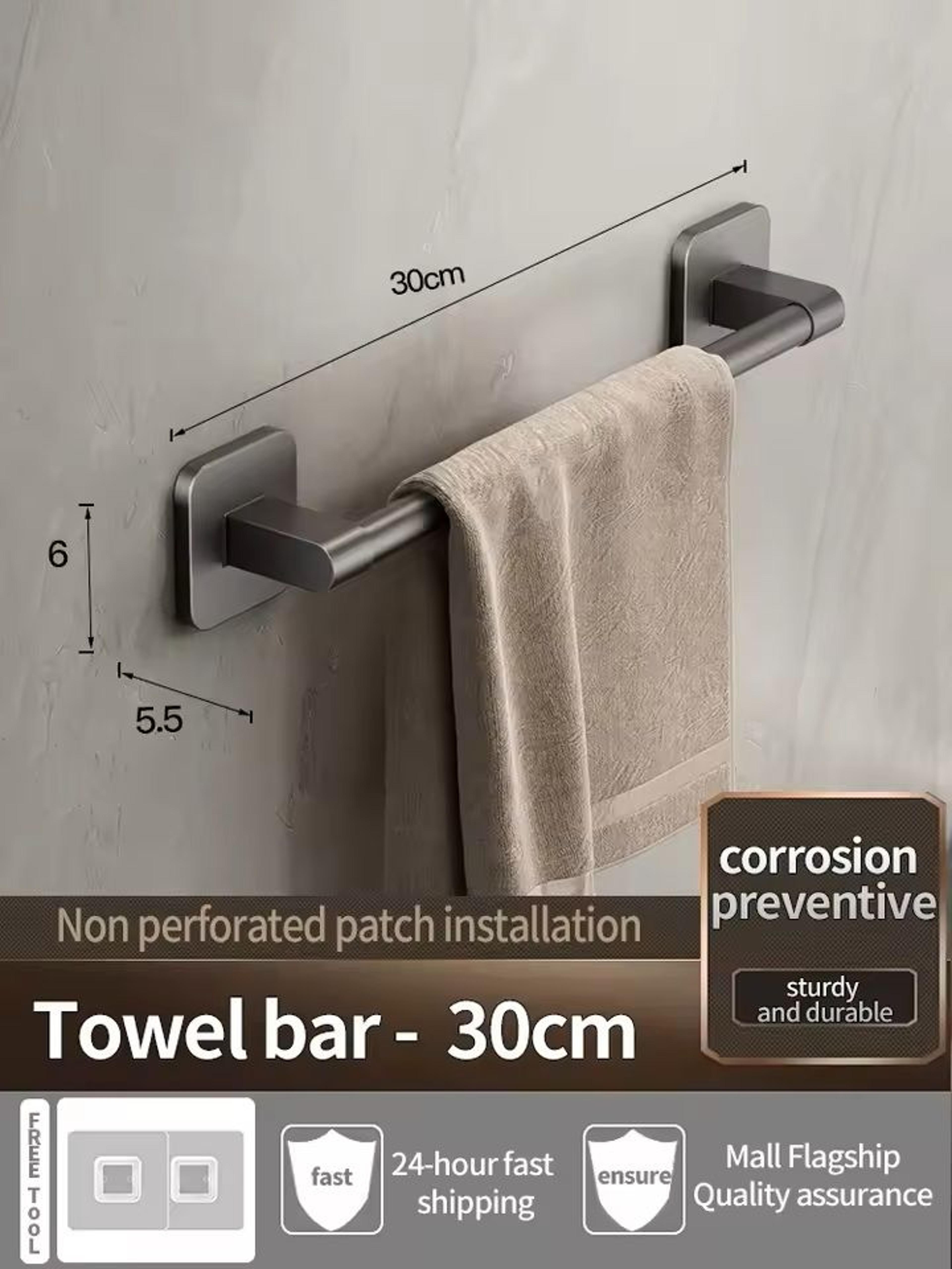 No Need To Drill Walls For Installation Bathroom Towel BarHookTowel RackKitchen Rag Rack Bathroom A 10