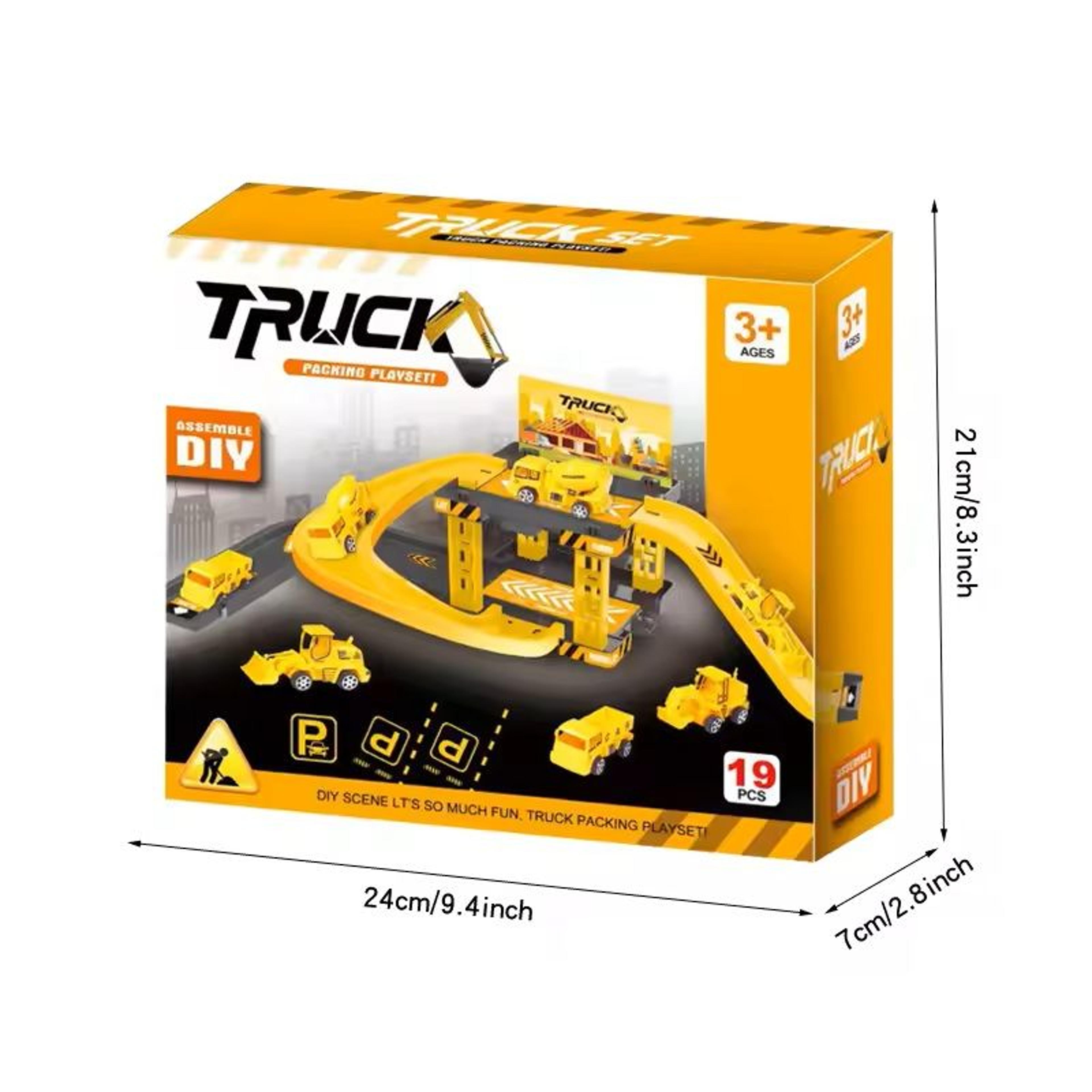 Childrens MultiStorey Car Parking Tower Toy MultiLevel Parking Garage  Track Playset For Kids 1