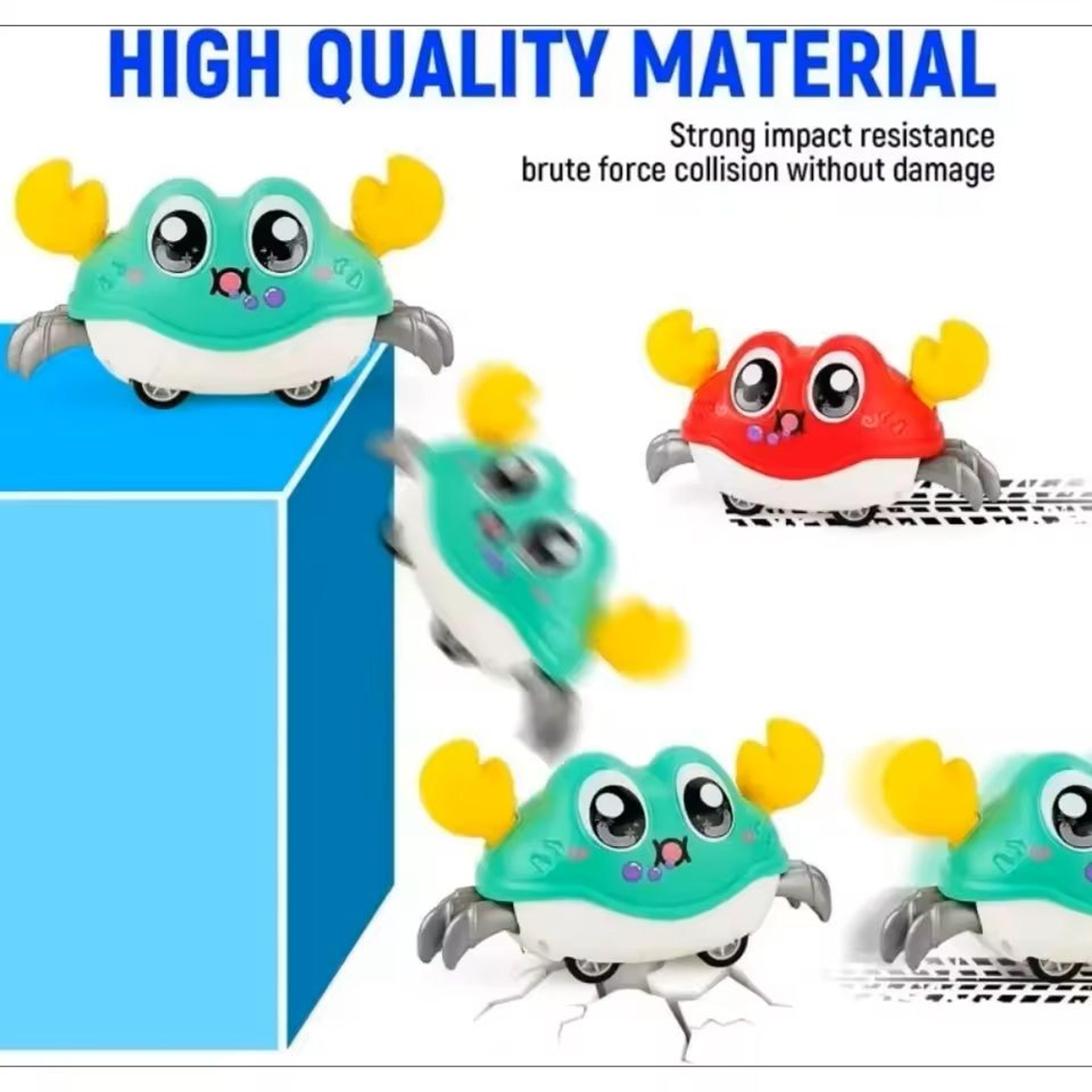 DoubleLoop Running Crab  Octopus Toy Inertia PullAlong Kids PushAndGo Walker For Toddlers 1