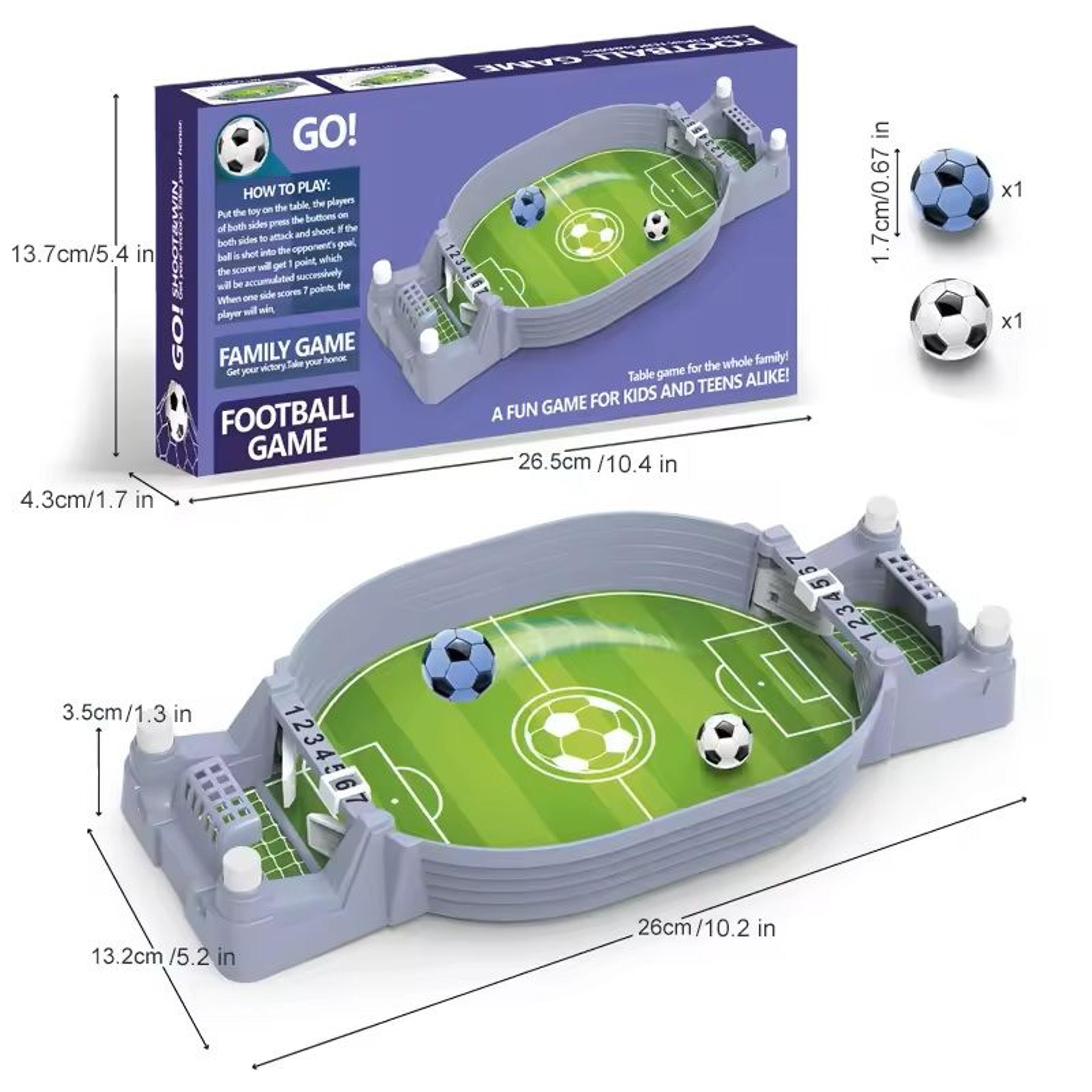 Portable Table Football Board Game Mini Foosball Soccer Tabletop Game For Kids  Family 4