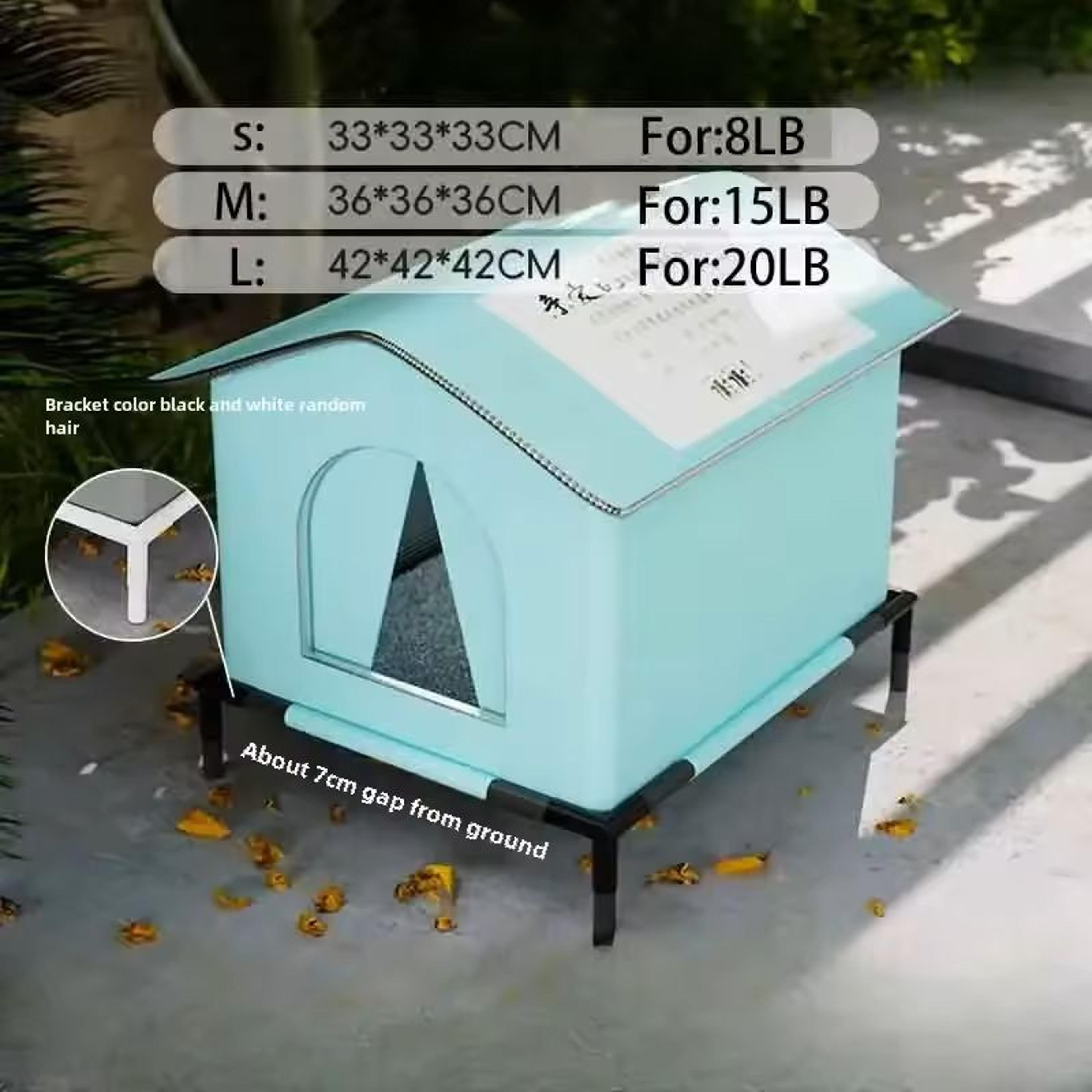 AllWeather Outdoor Cat Shelter  Waterproof Thermal Pet House For Stray Cats And Small Dogs 9