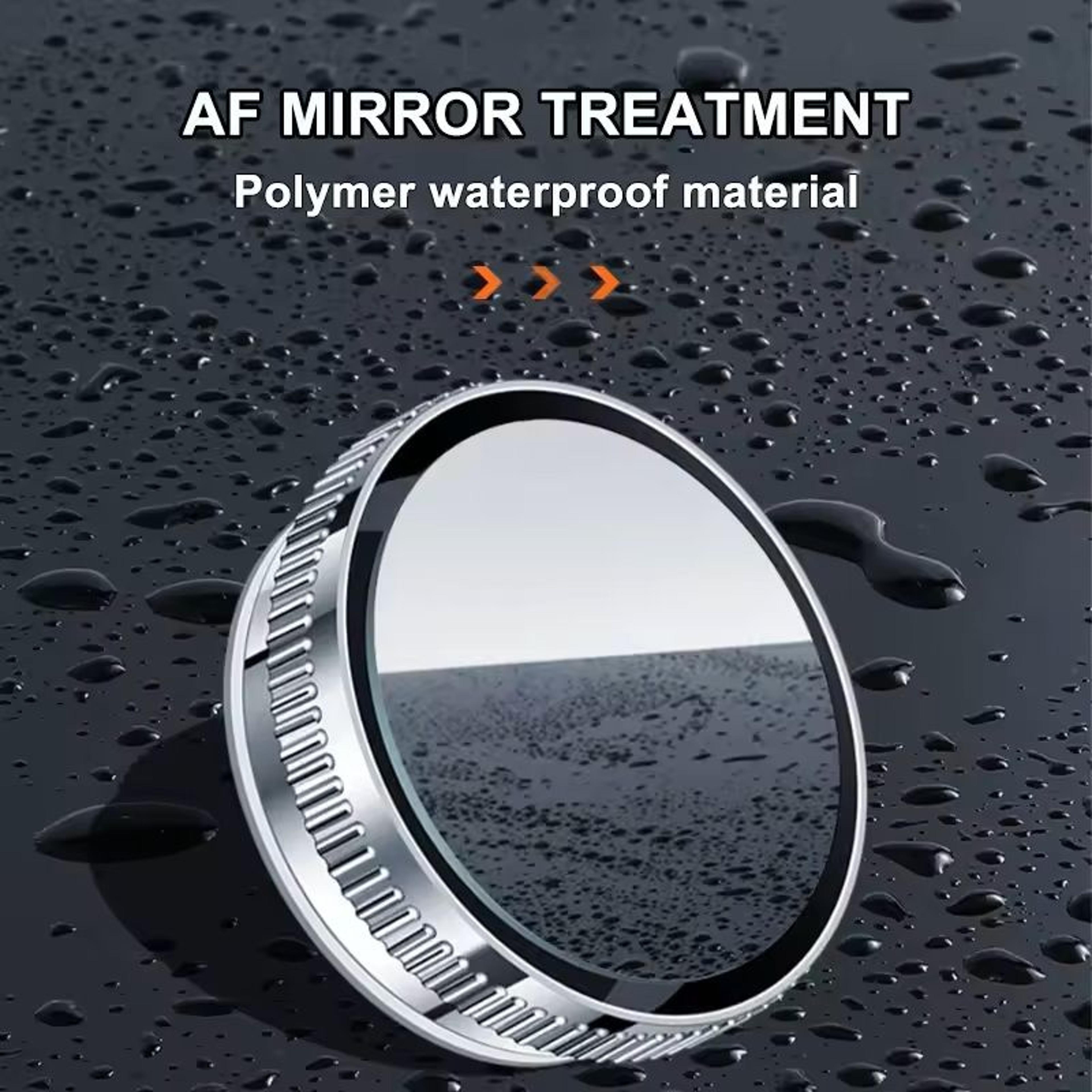 2Piece Side Blind Spot Convex Mirror 360 Suction Cup Parking Auxiliary HD WideAngle Rearview Mirror 5
