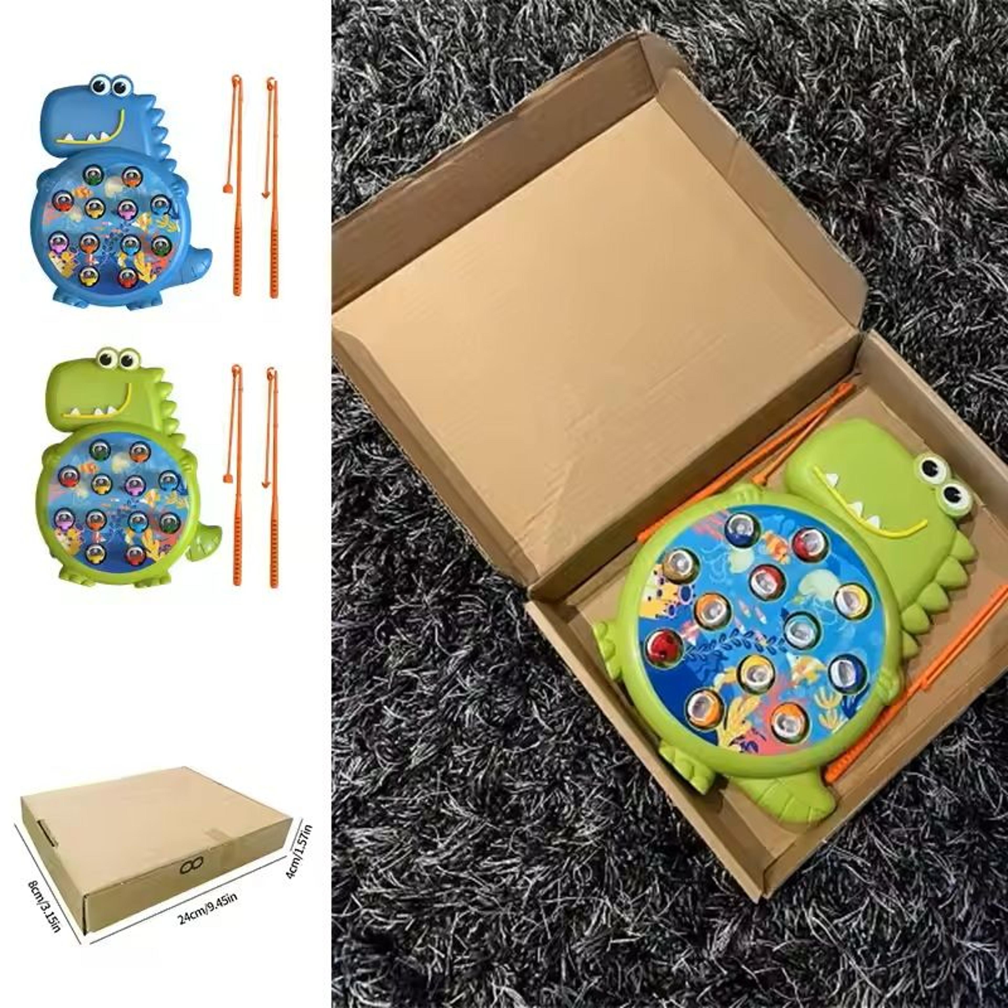 Magnetic Fishing Toy For Kids MontessoriStyle Fishing Rod Game Colorful Fish  Rod Set For Ages 3 2