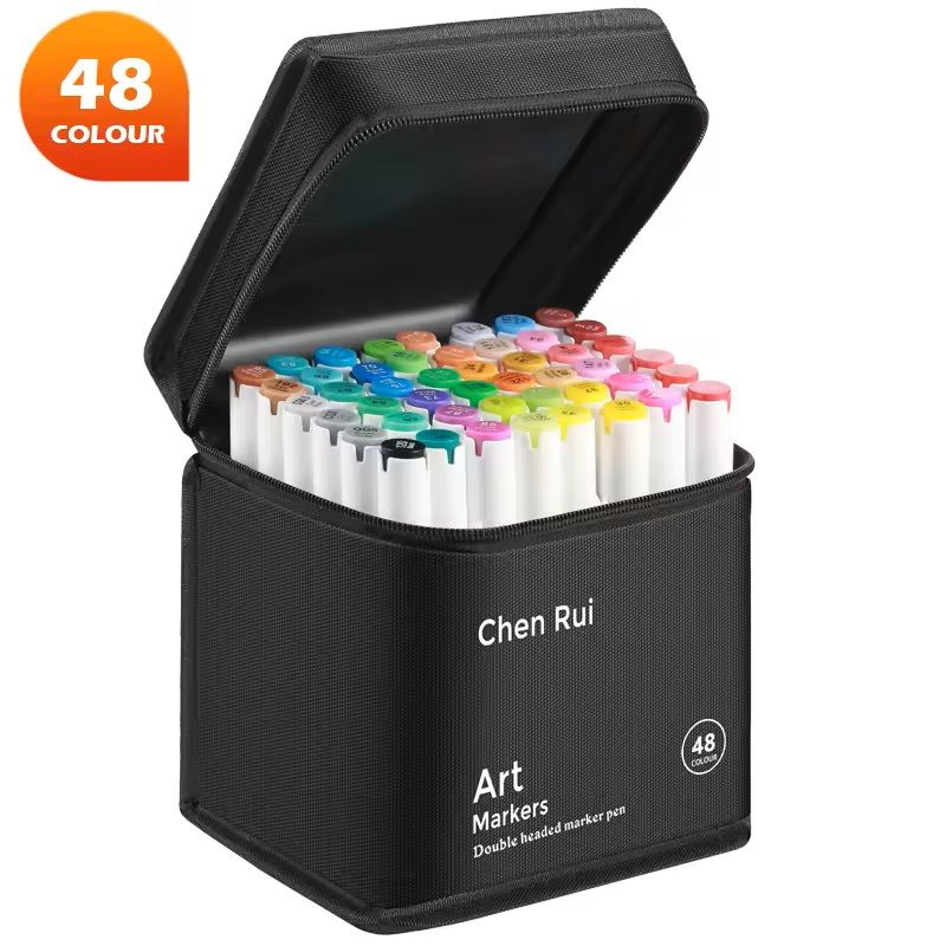 Professional Dual Tip Alcohol Art Marker Set For Drawing  Coloring 6