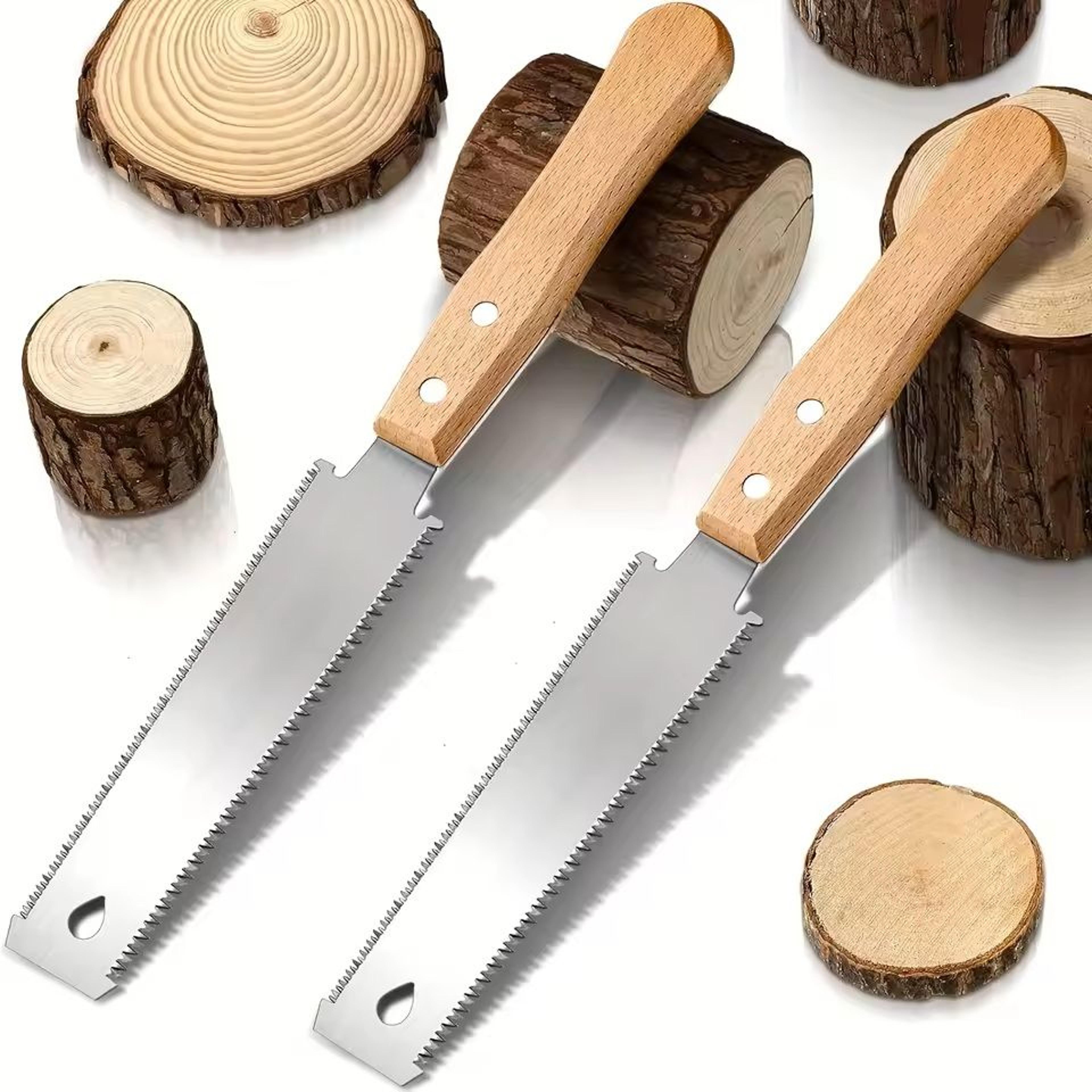 6Inch DoubleSided Flexible Blade Hand Saw FlushCut Woodworking  DIY Tool 3