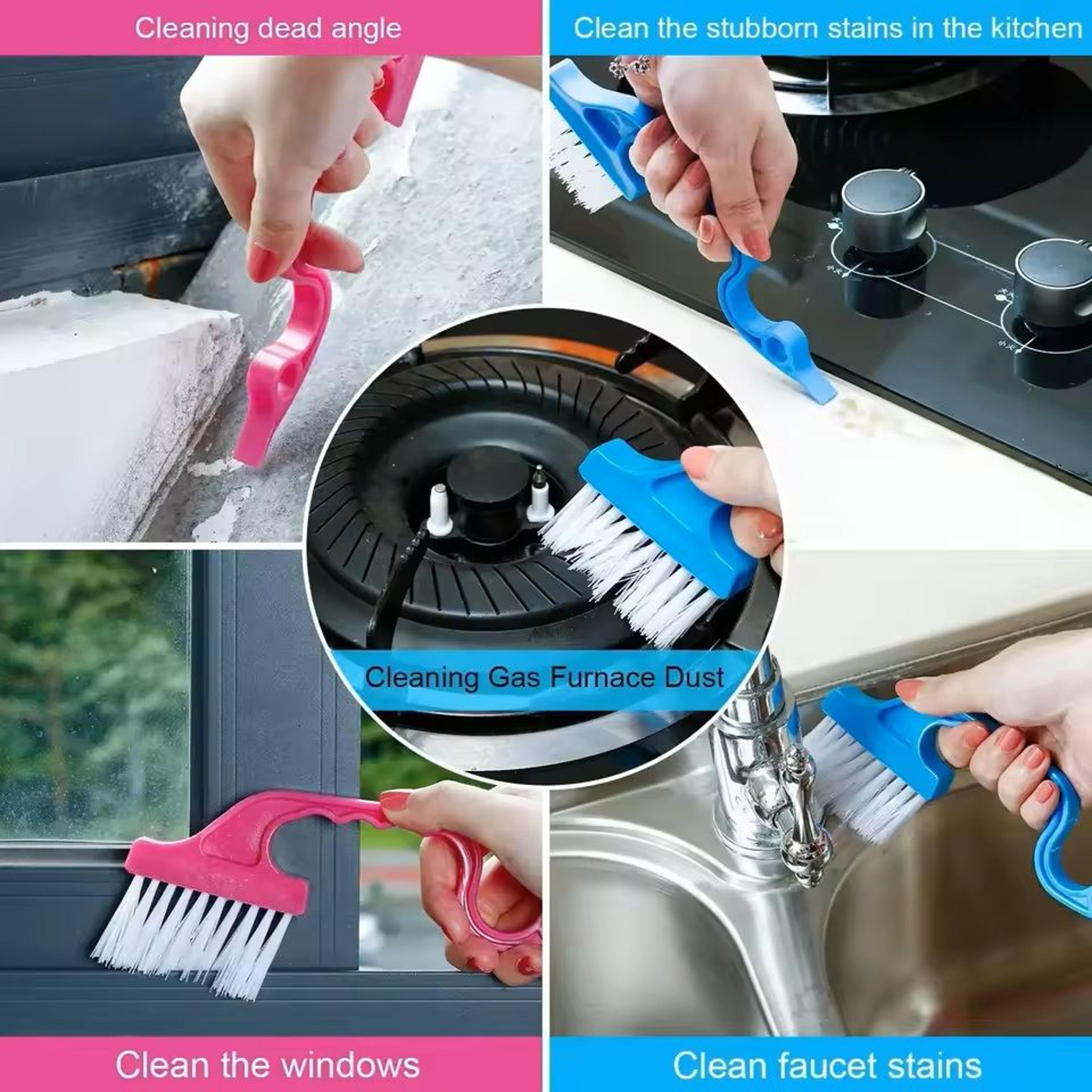 2-in-1 gap cleaner brush & flat shovel multipurpose household cleaning tool