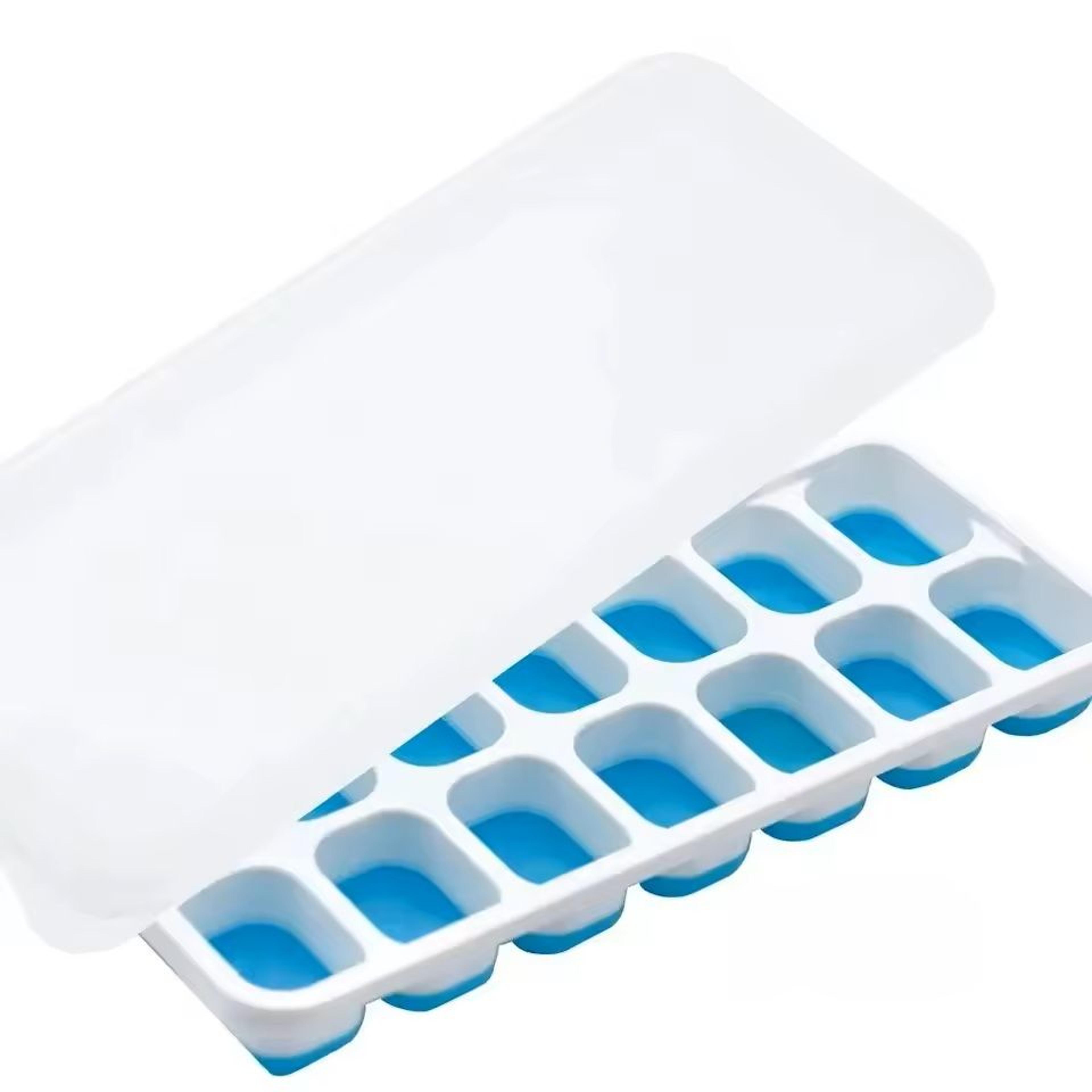 14Grid Silicone Ice Cube Tray Mold Reusable Flexible NonToxic Ice Cube Maker For Home  Bar Use 7