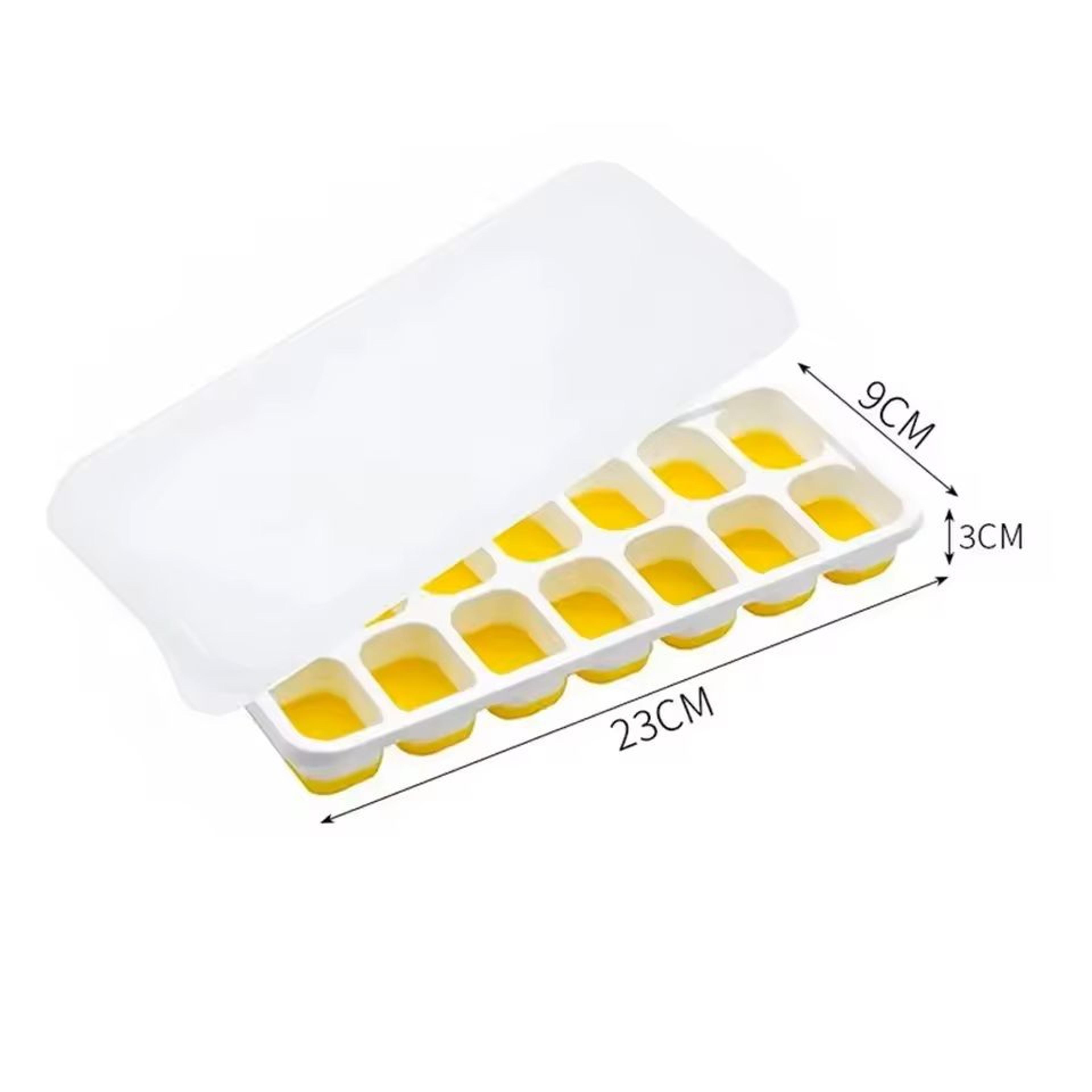 14Grid Silicone Ice Cube Tray Mold Reusable Flexible NonToxic Ice Cube Maker For Home  Bar Use 10