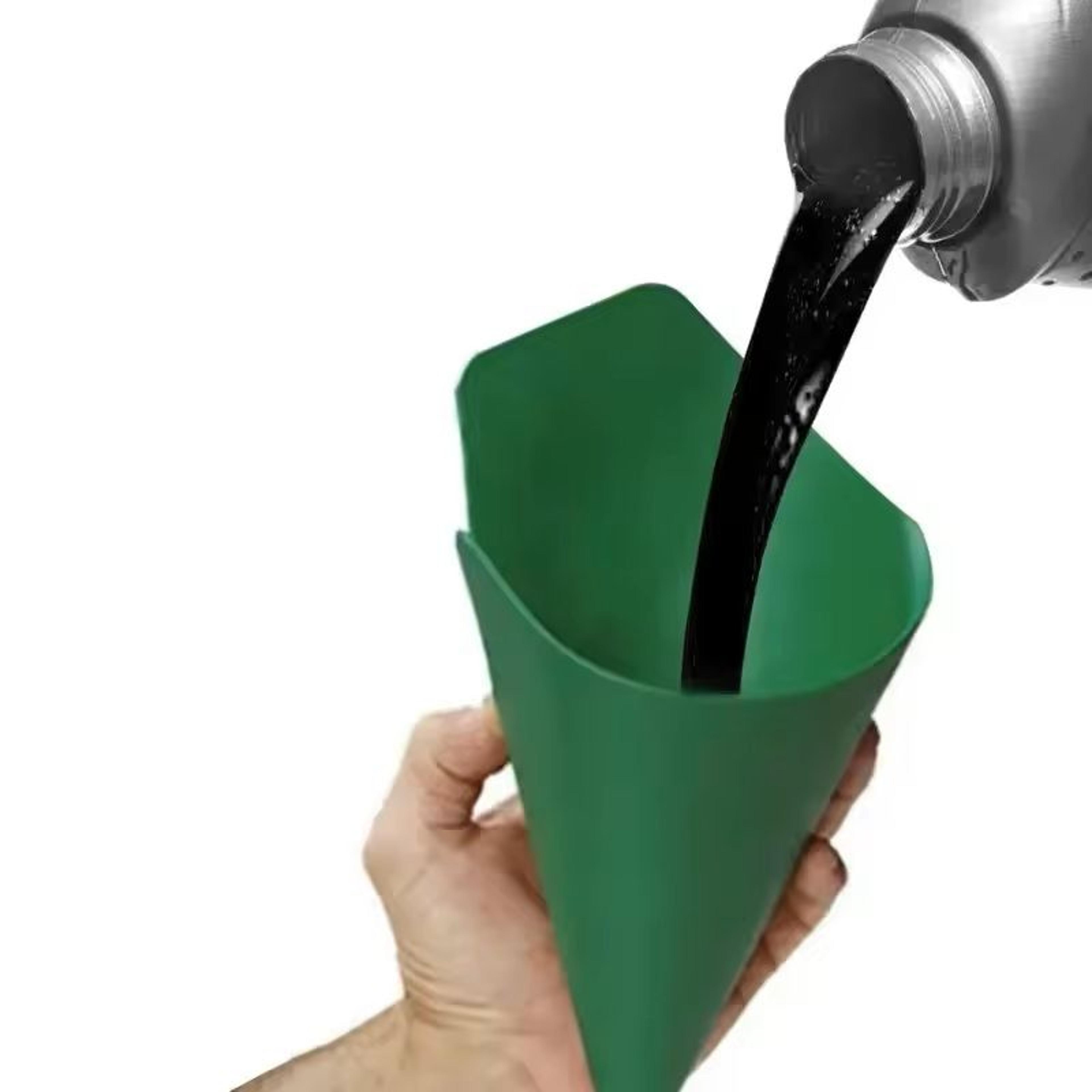 Foldable Flexible Car Funnel SpillFree Oil  Fluid DrainFilling Tool For Cars Motorcycles  Machinery 5