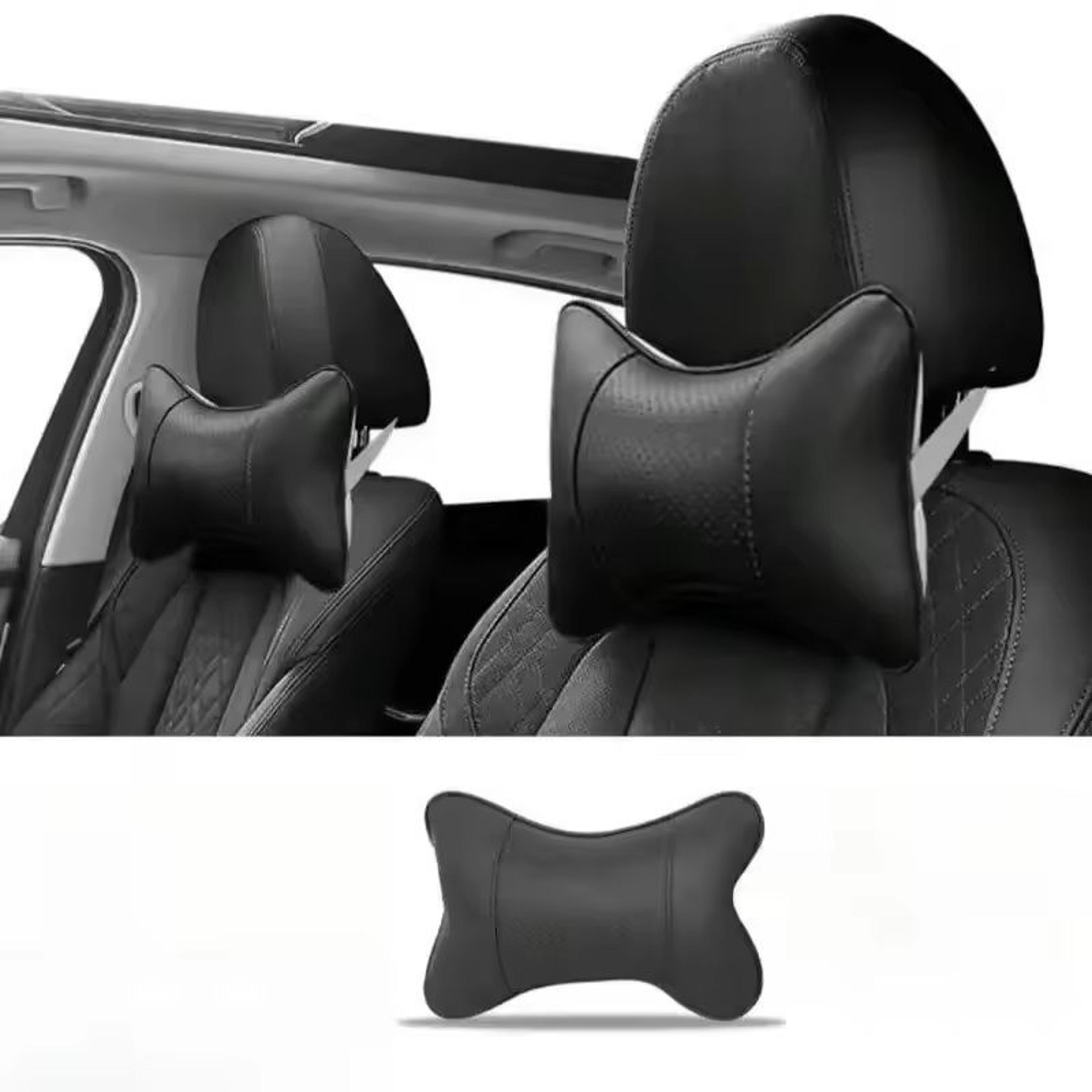 Breathable Mesh Headrest Pillow Car Seat Neck  Head Support Cushion For Driver  Passenger Comfort 0