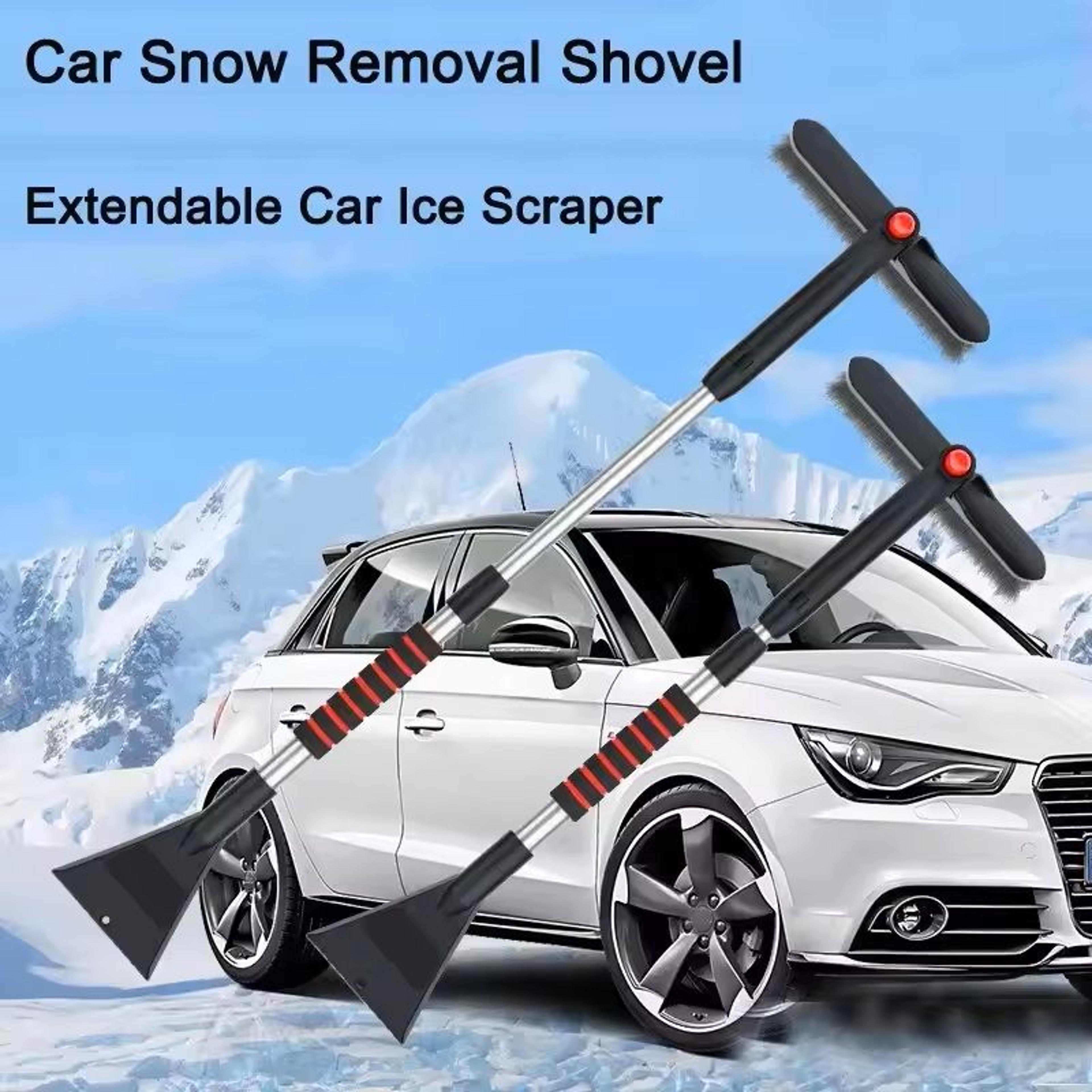 Extendable Ice Scraper  Snow Shovel Brush Winter Car Cleaner For Snow Ice  Frost Removal Car Windsh 6