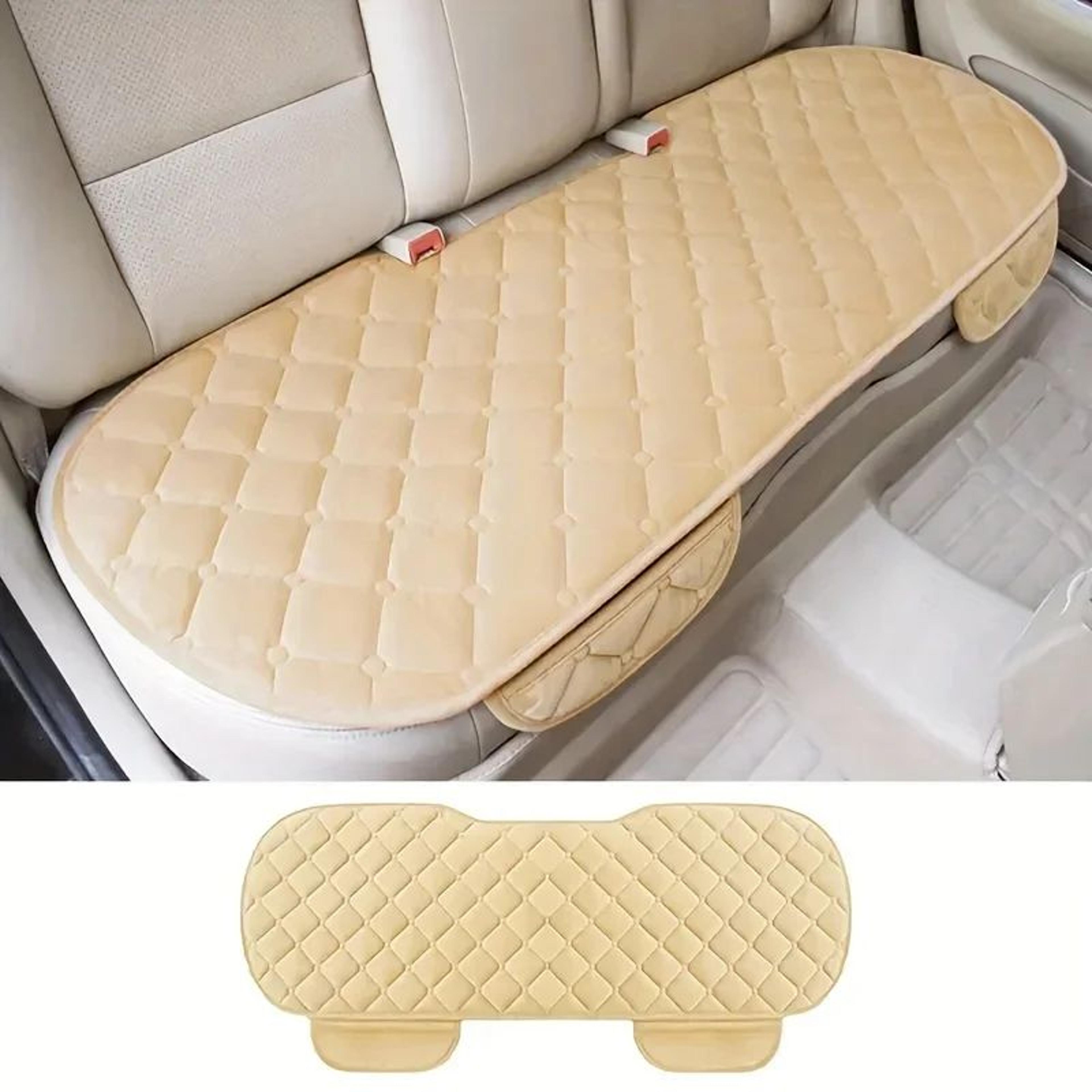 Plush NonSlip Car Front And Back Seat Protector  Soft Durable Seat Cushion Mat For Comfort  Protect 8