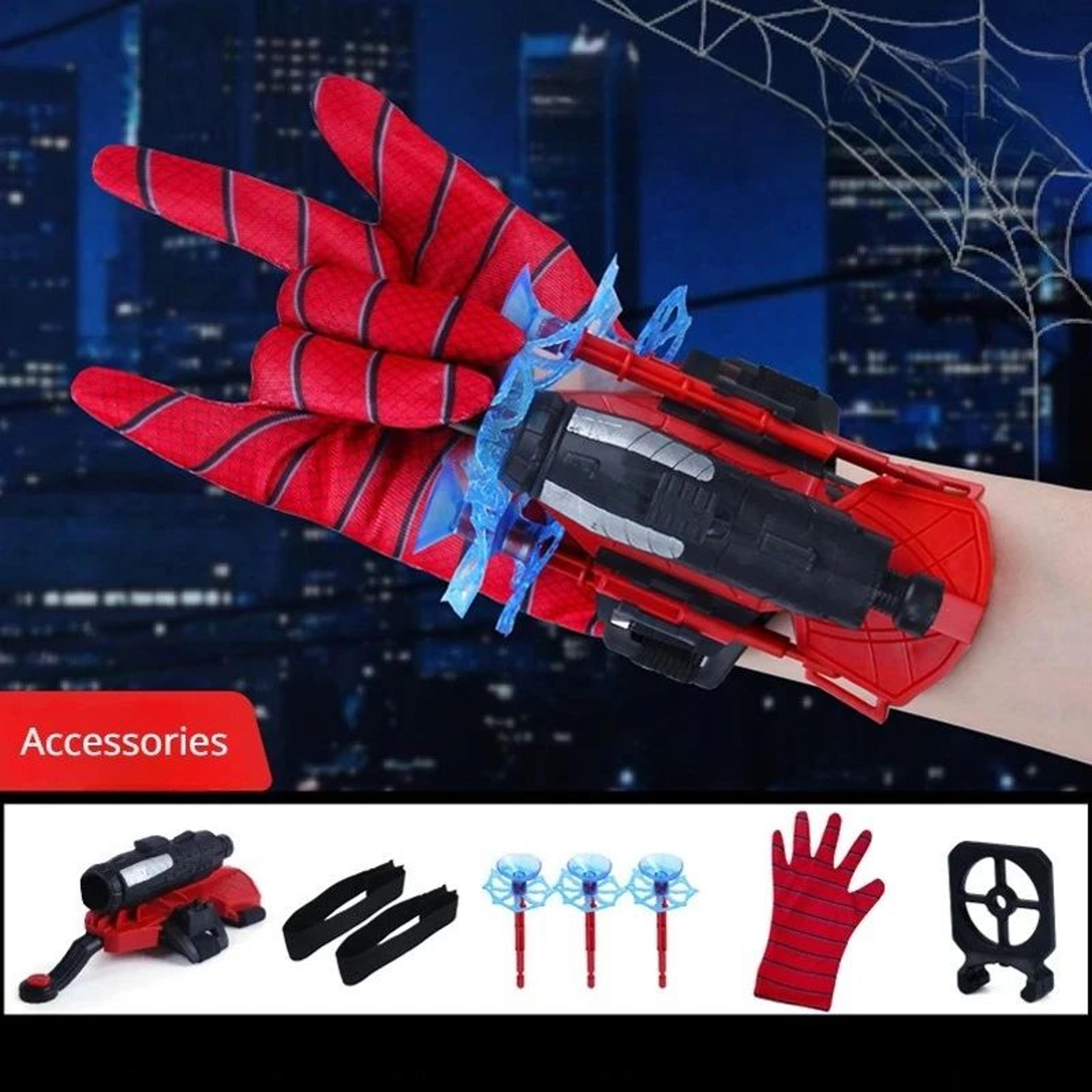 Anime Hero Action Figure Wrist Launcher Glove Set  Kids Role Play Toy With Collectible Figures  Bat 2