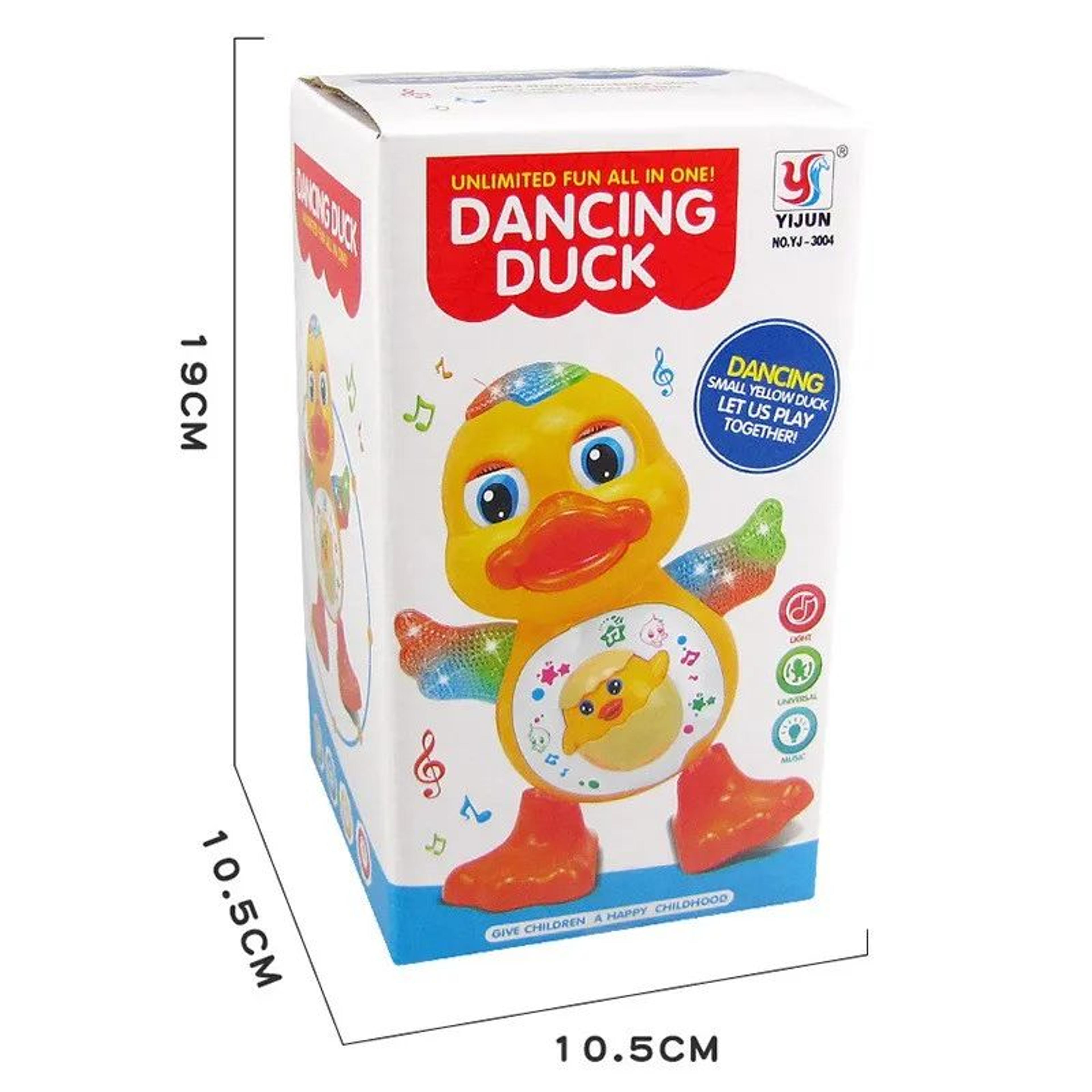 Electric Interactive Dancing Duck Toy With Music  Flashing Lights  Educational Musical Animal Toy F 6