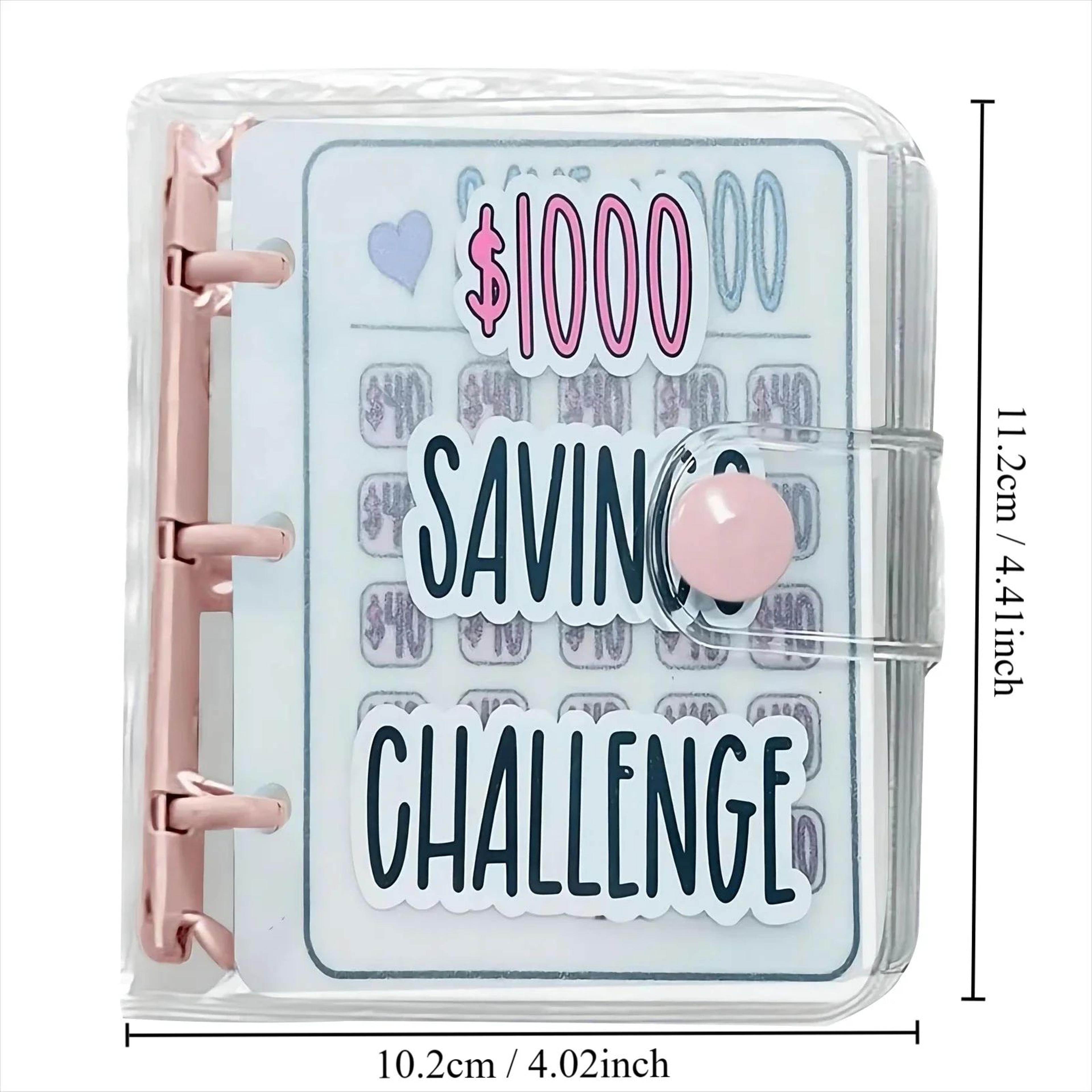 1000 Savings Challenge Binder  Money Saving Binder With Envelopes Cash Budget Planner And Challenge 1