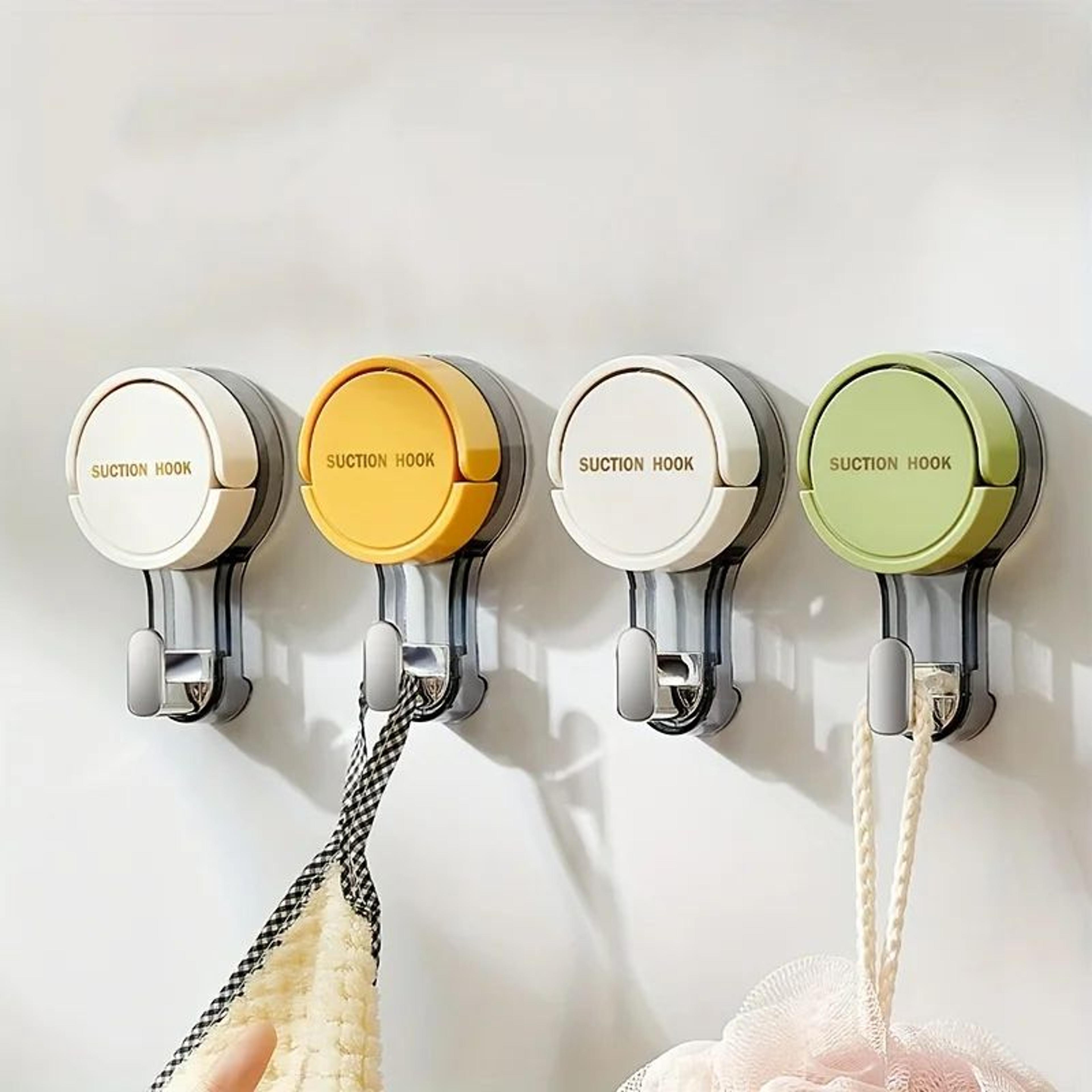 No Drill Vacuum Suction Cup Hooks  Contemporary Wall Mount Towel Hooks For Bathroom Kitchen  Home O 2