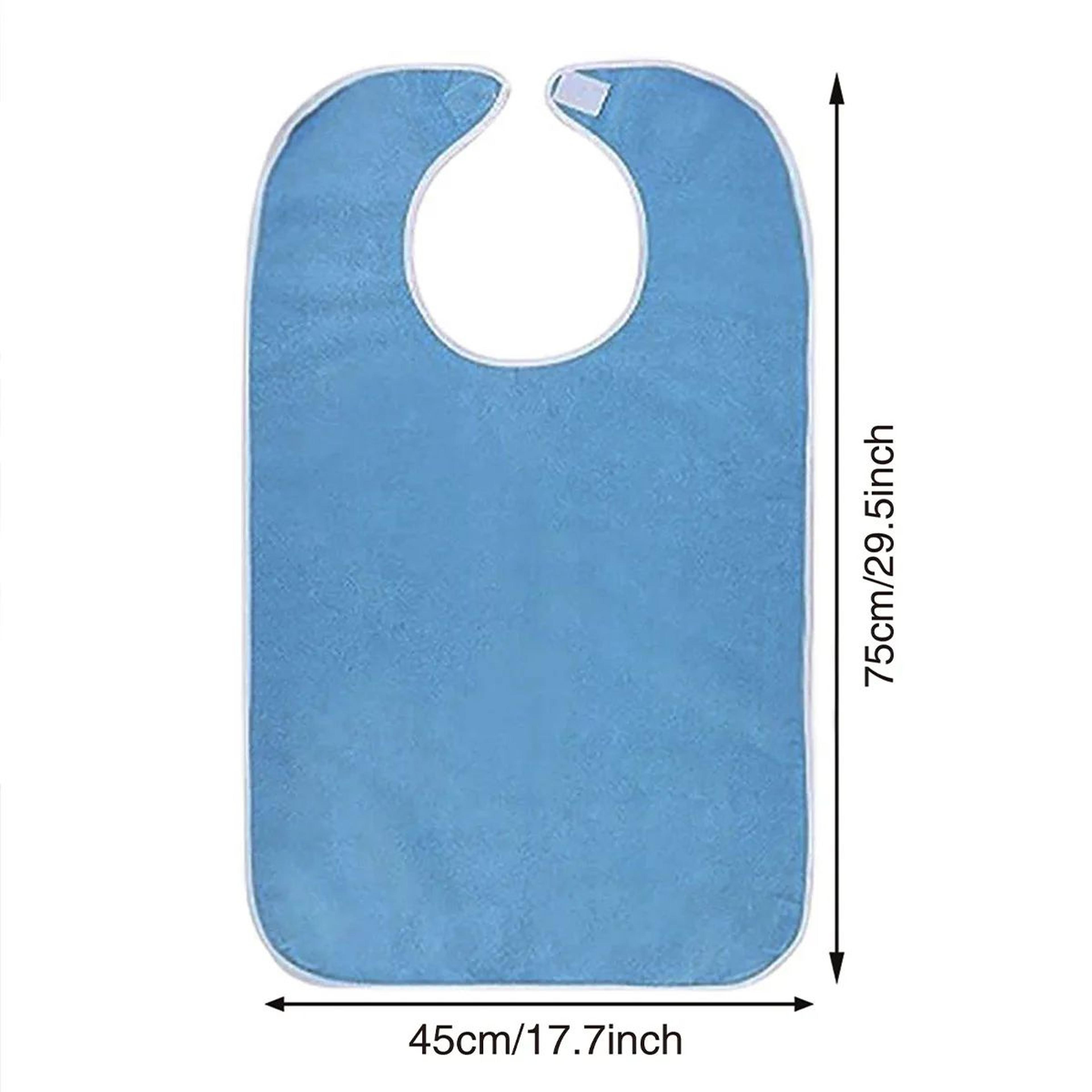 Adult Bibs For Elderly  Adults  Adjustable Machine Washable Eating Protectors With Towel Wipe 6